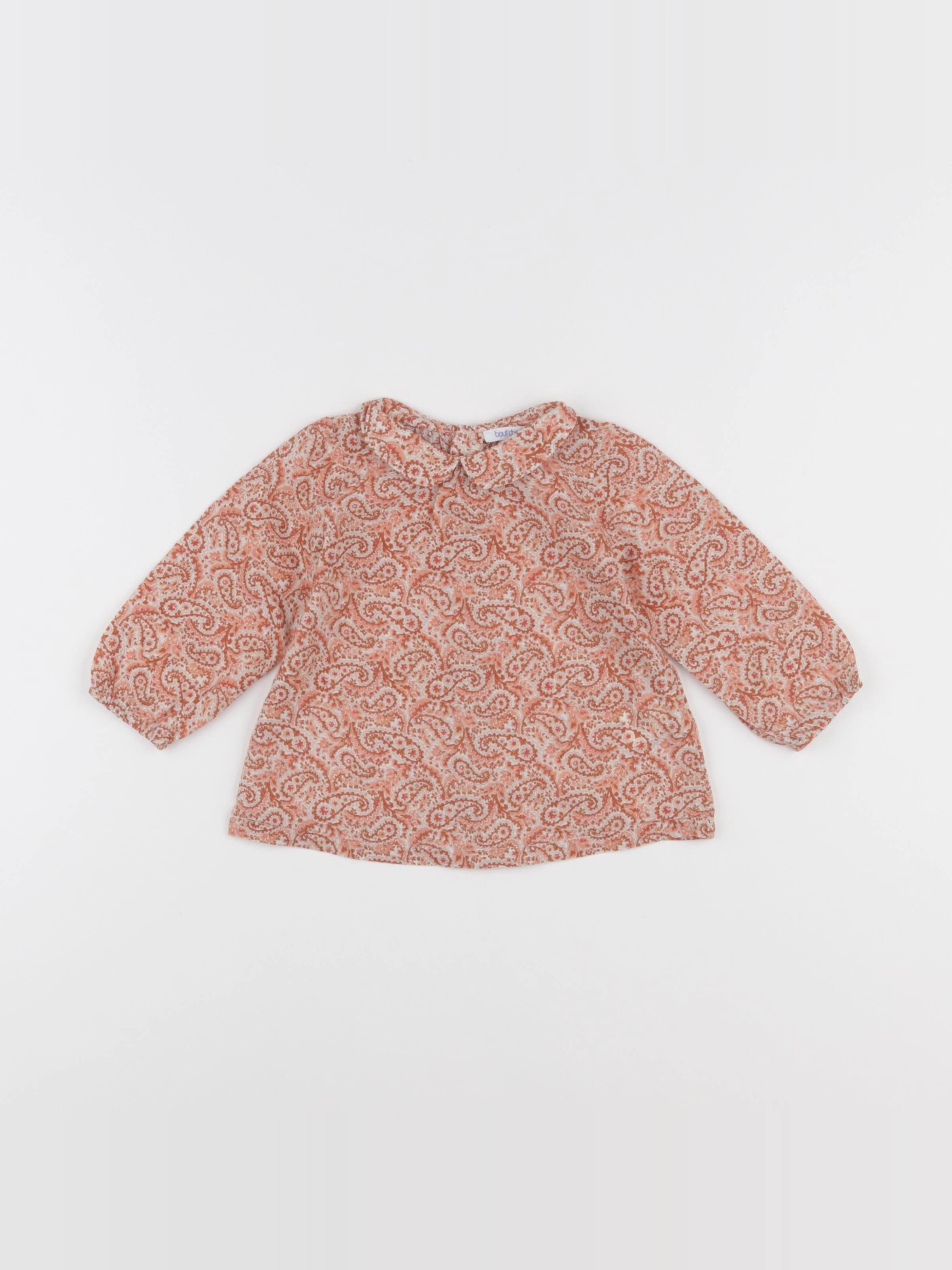 Boutchou - blouse multicolore - 9 mois