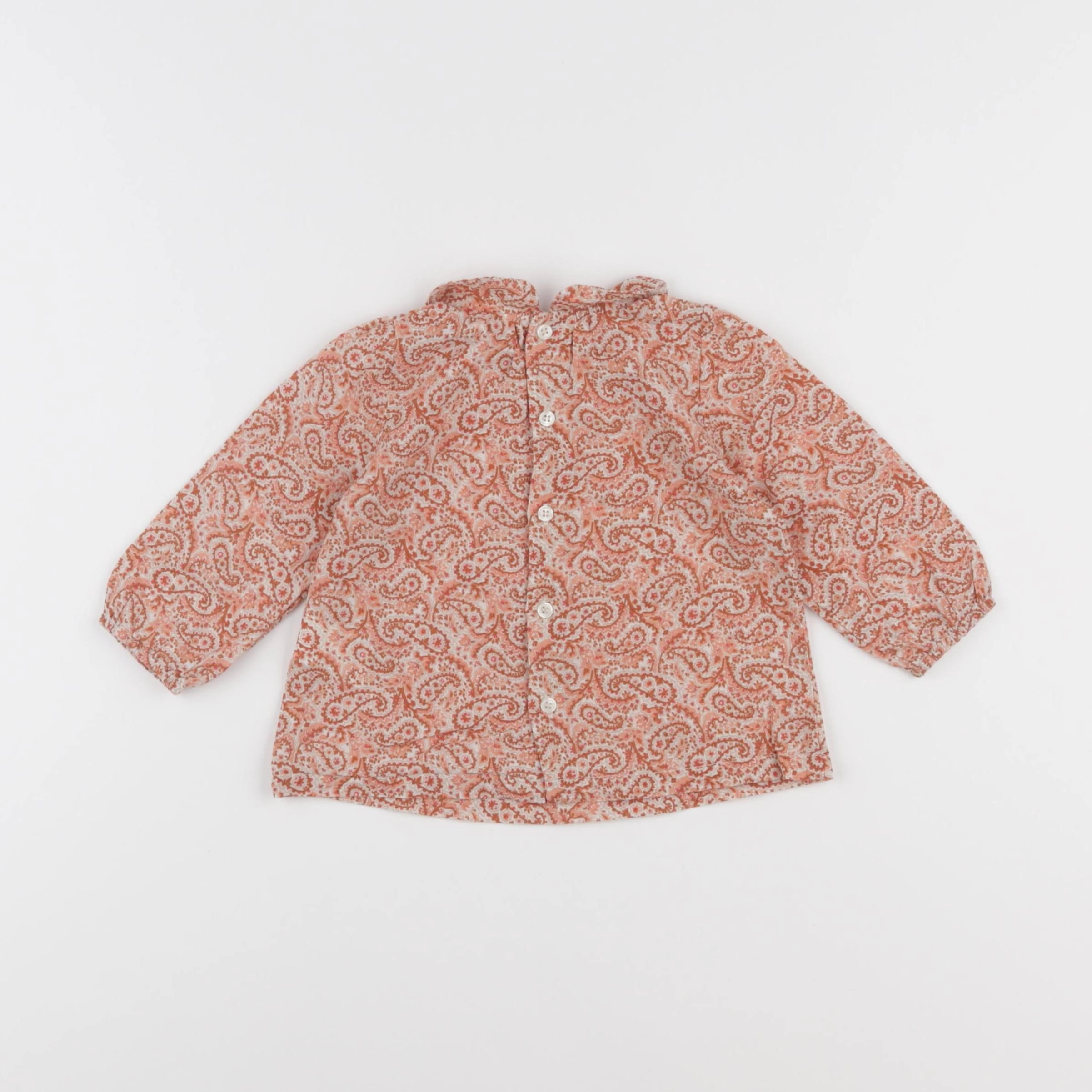 Boutchou - blouse multicolore - 9 mois