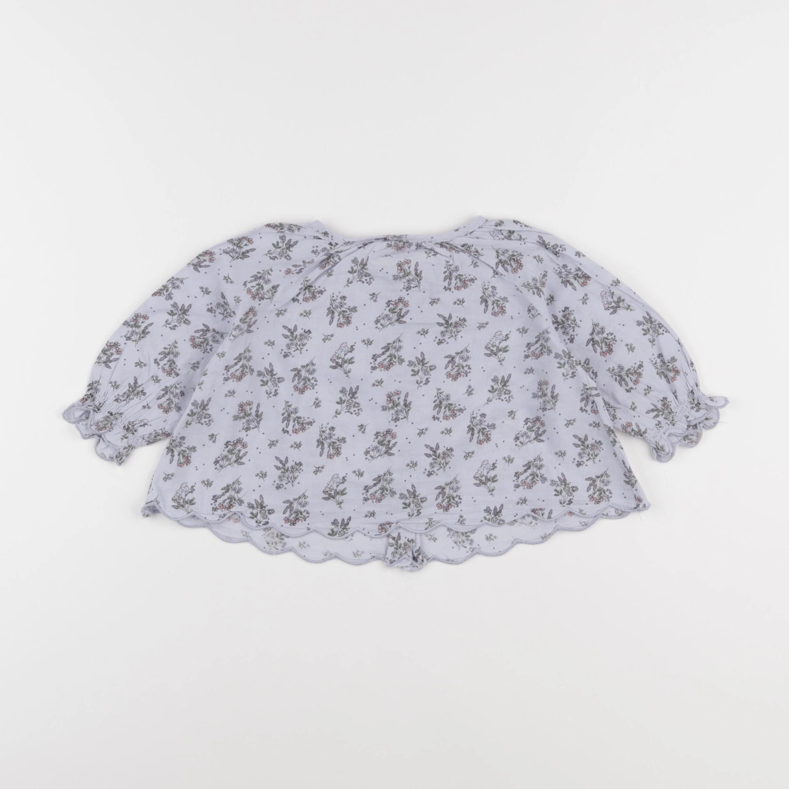 Vertbaudet - blouse bleu - 9 mois