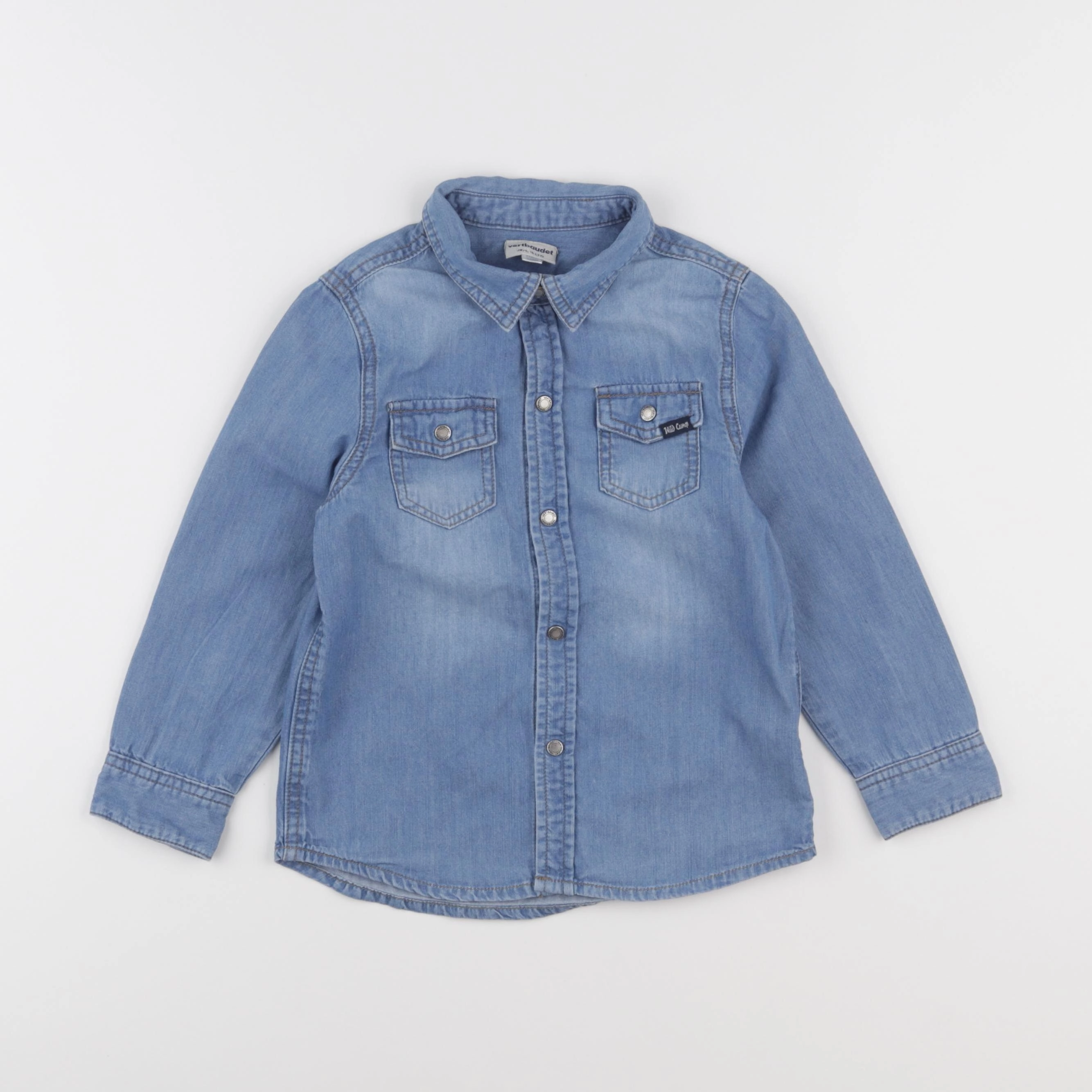 Vertbaudet - chemise bleu - 5 ans