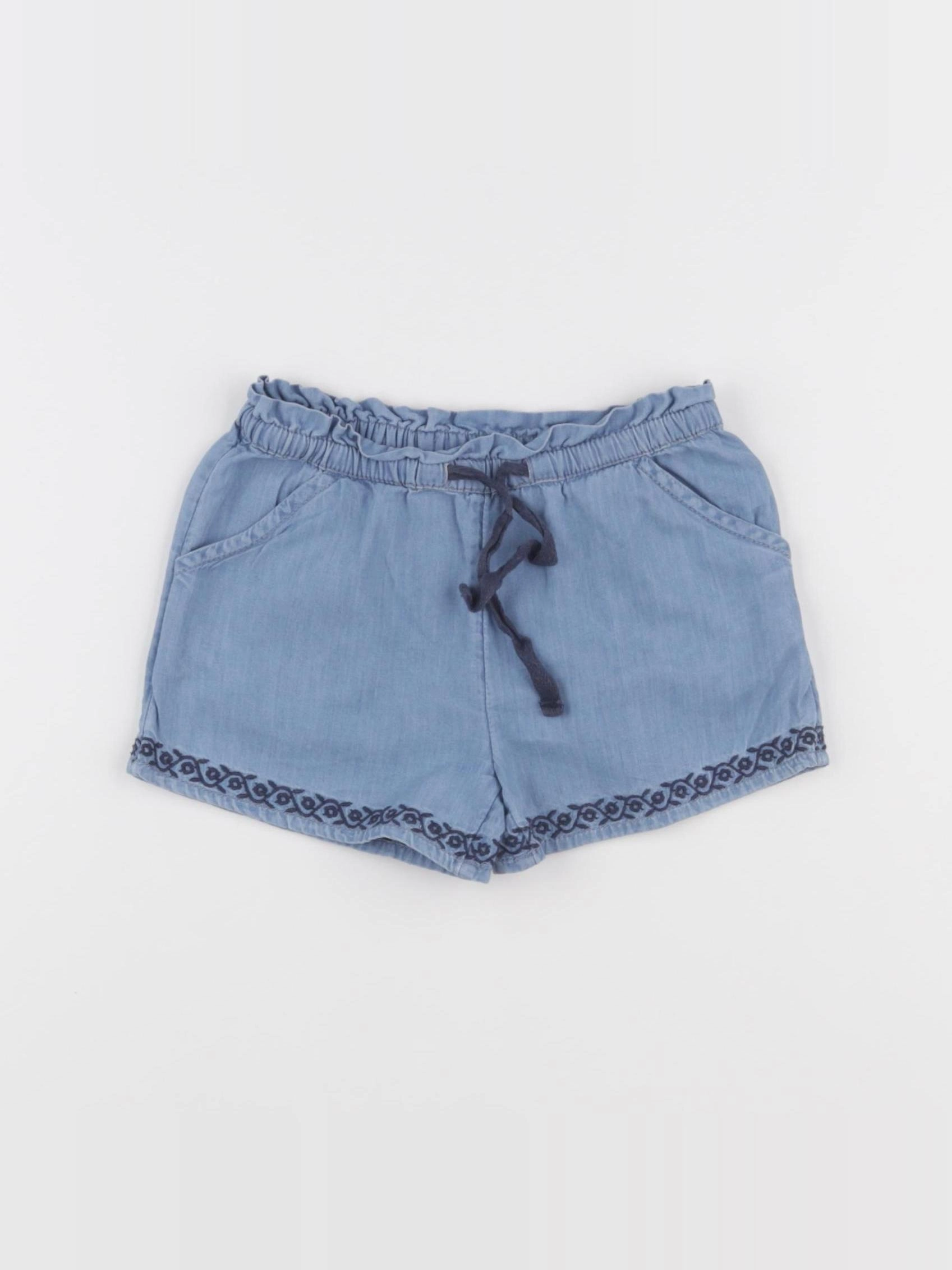 Boutchou - short bleu - 12 mois