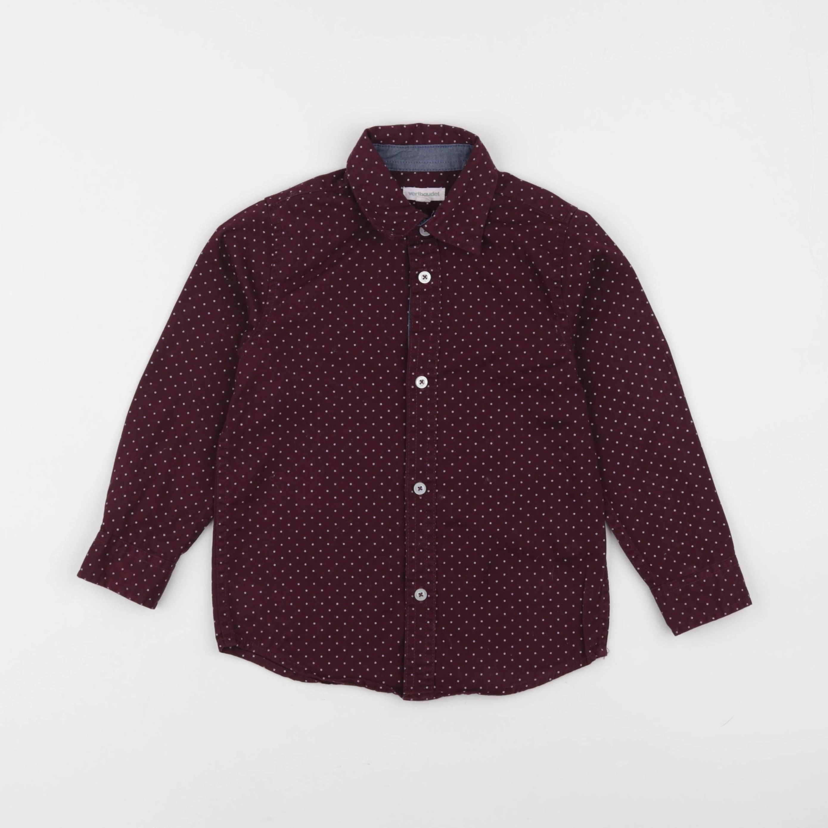 Vertbaudet - chemise rouge - 5 ans