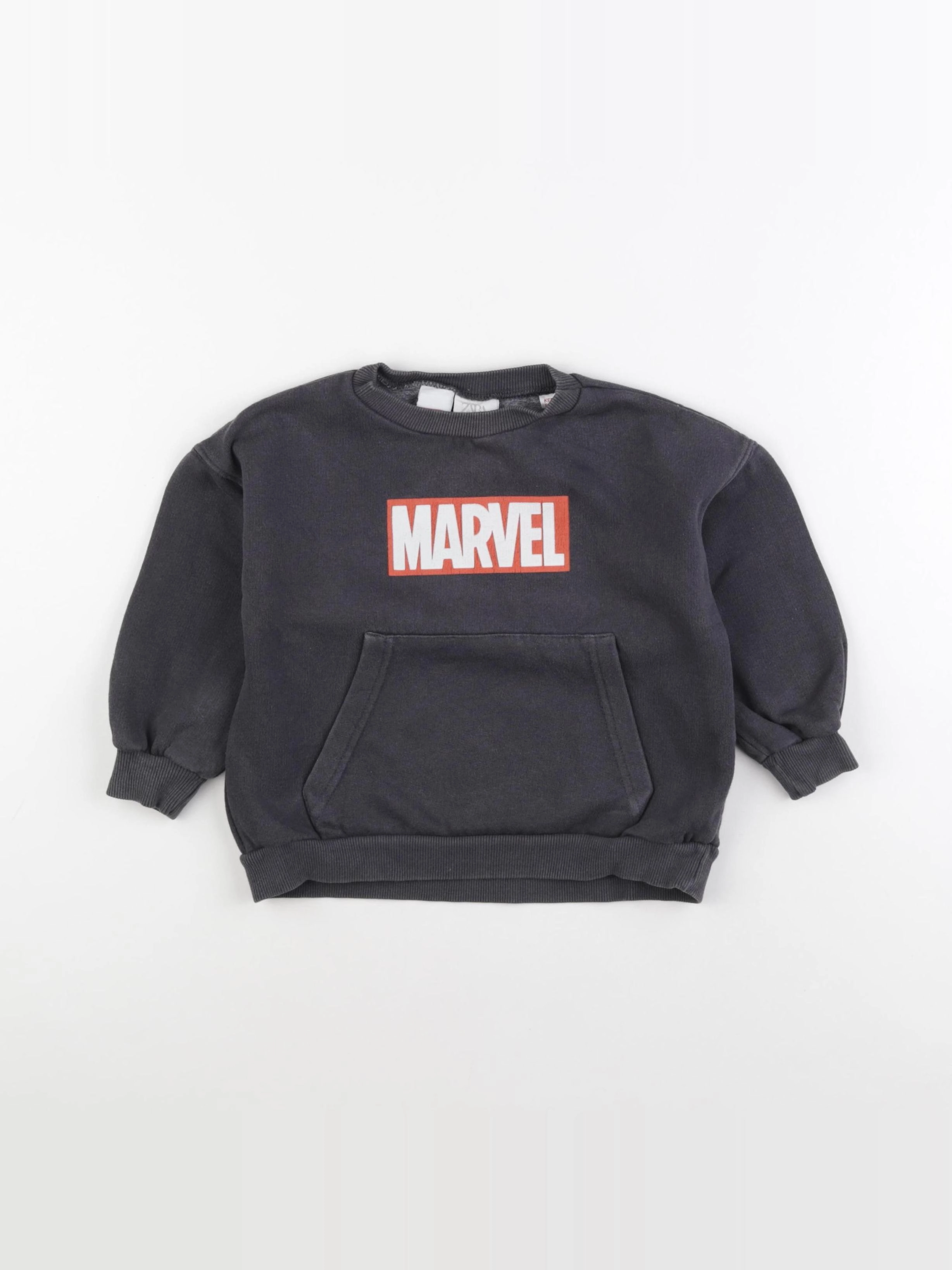 Zara - sweat gris - 2/3 ans