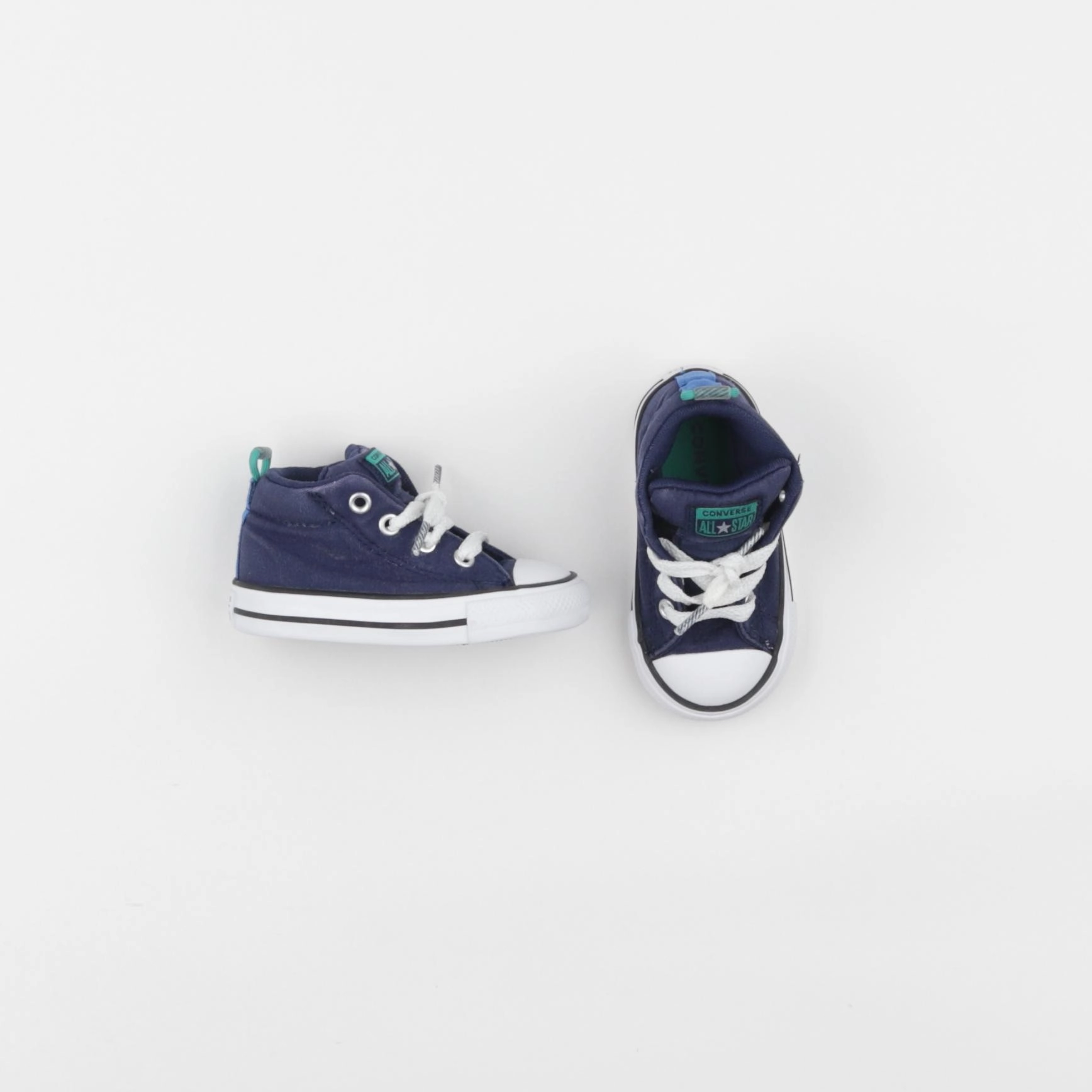 Converse - tennis à scratch/ lacets bleu - pointure 20