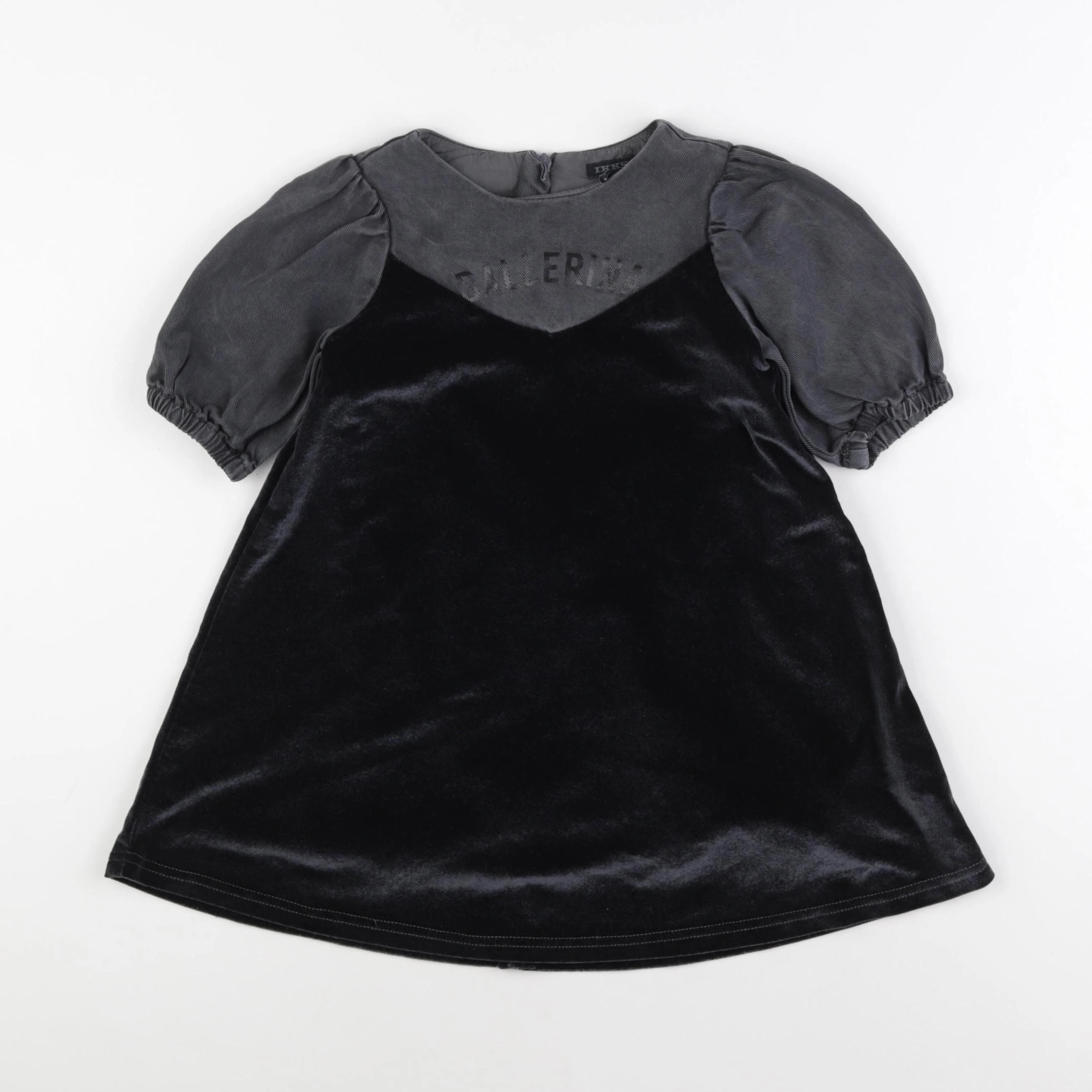 IKKS - robe noir - 4 ans
