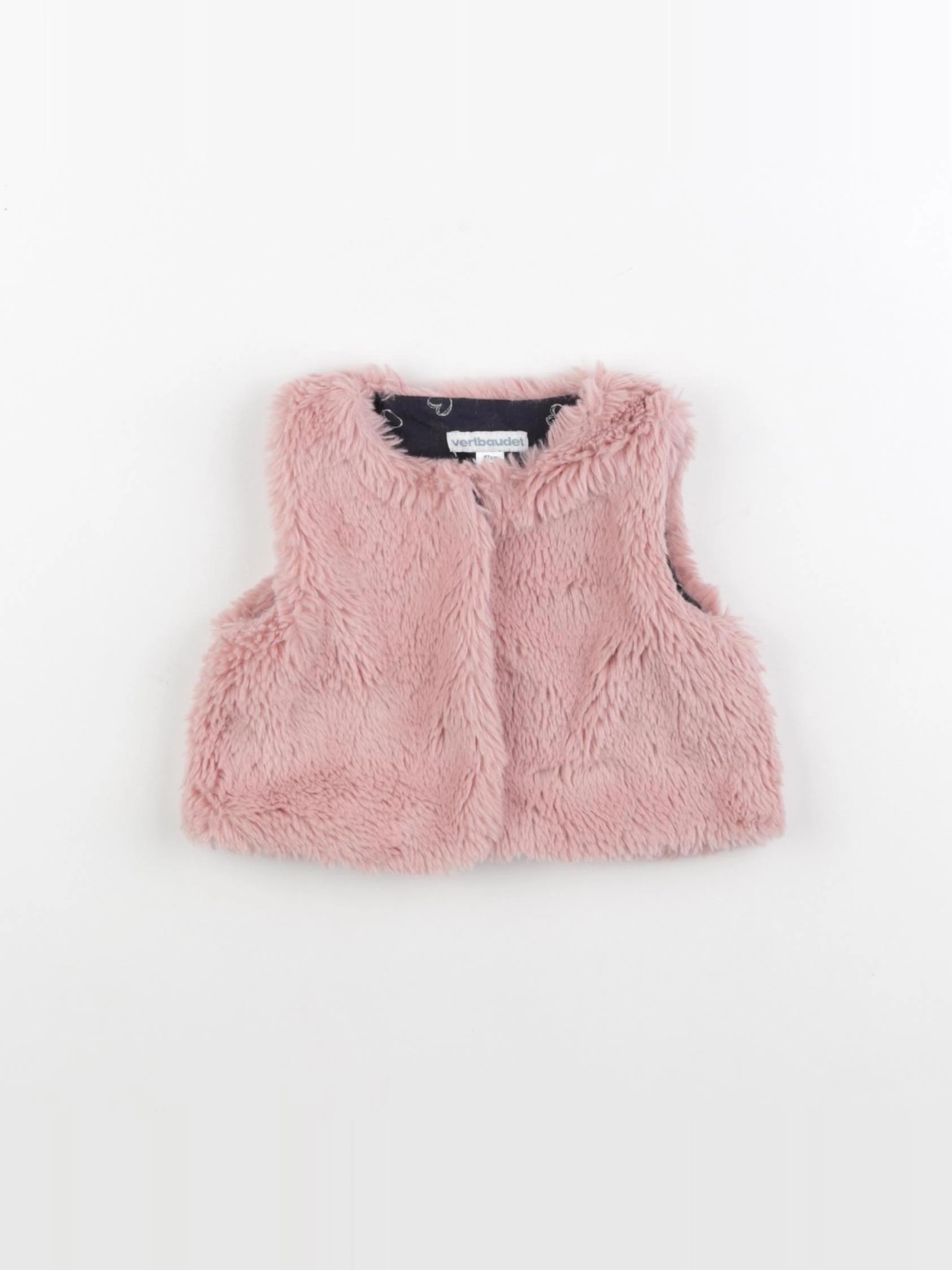 Vertbaudet - gilet rose - 6 mois