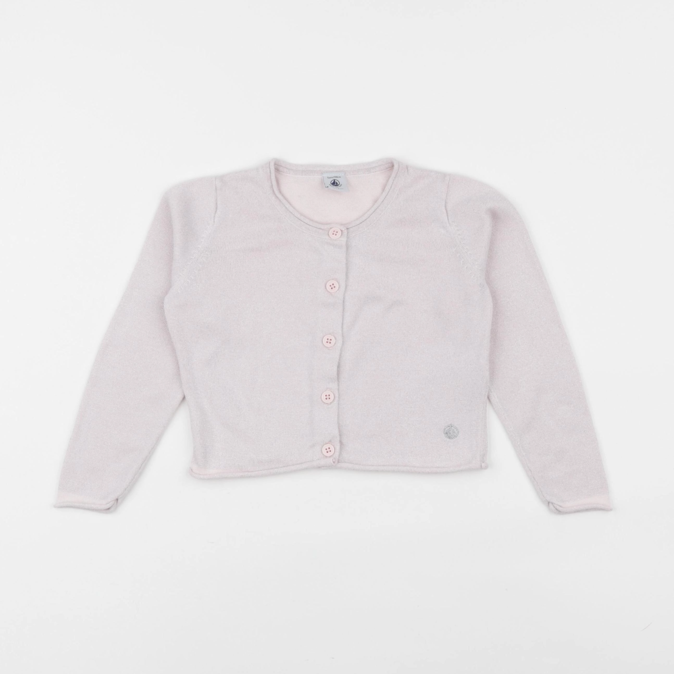 Petit Bateau - gilet rose - 5 ans