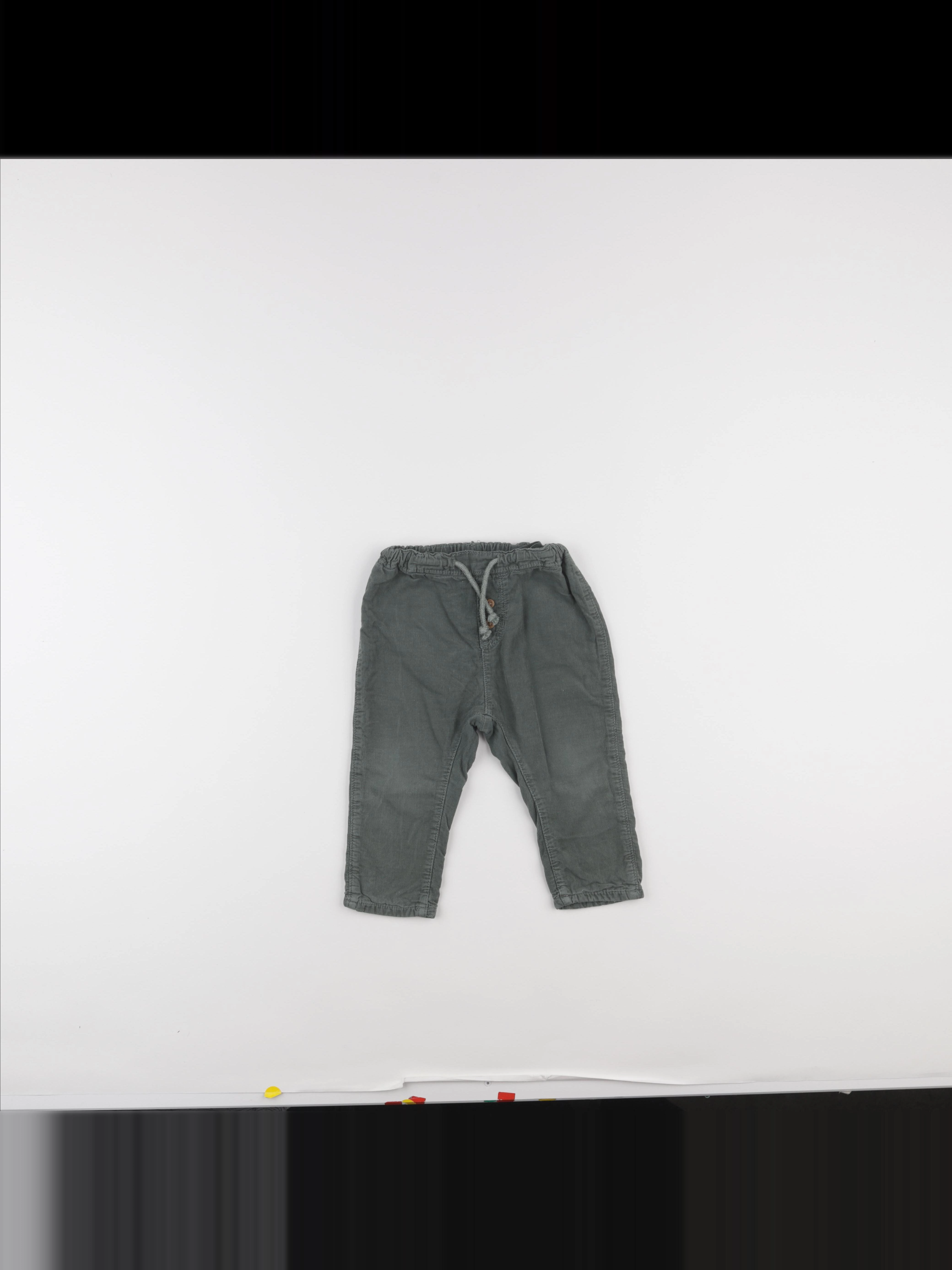 H&M - pantalon vert - 9/12 mois