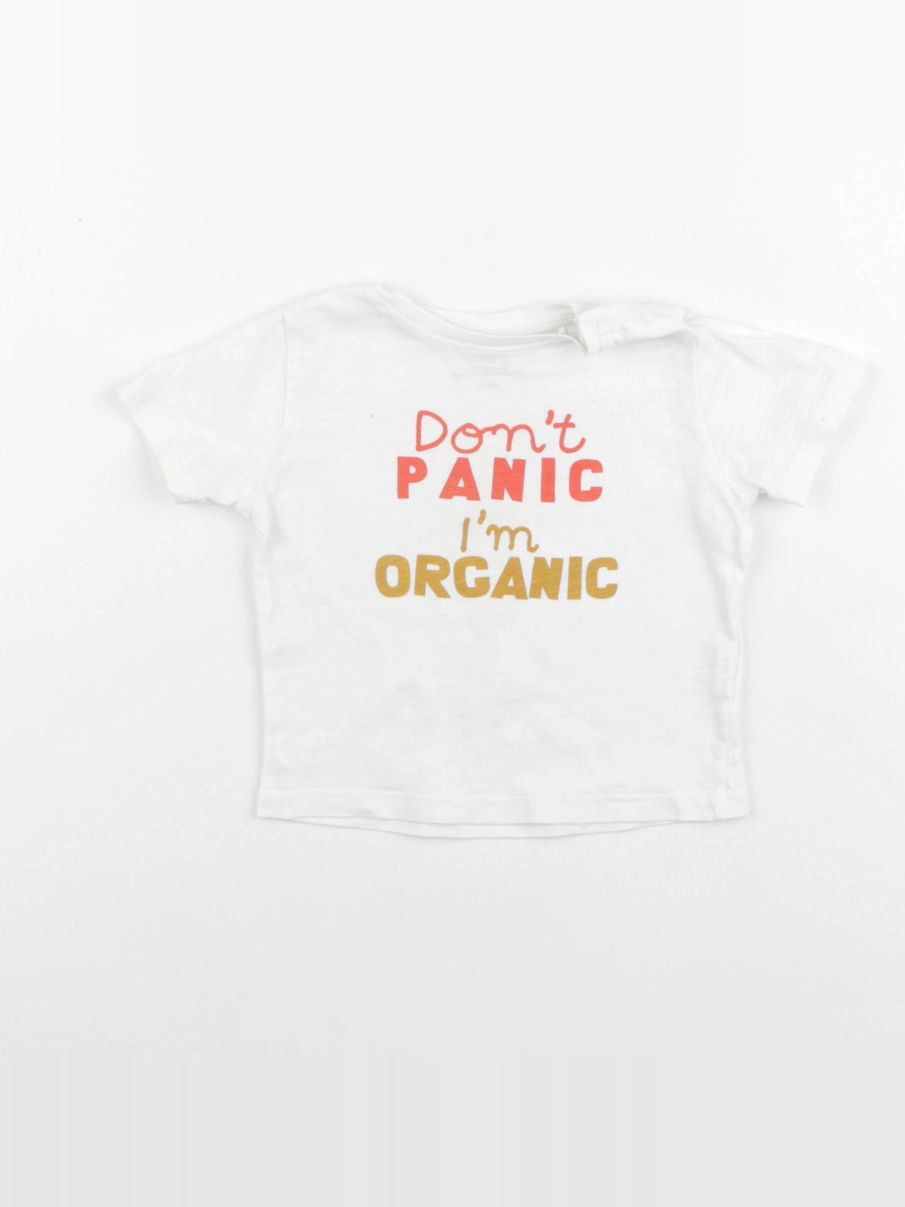 Boutchou - tee-shirt blanc - 9 mois