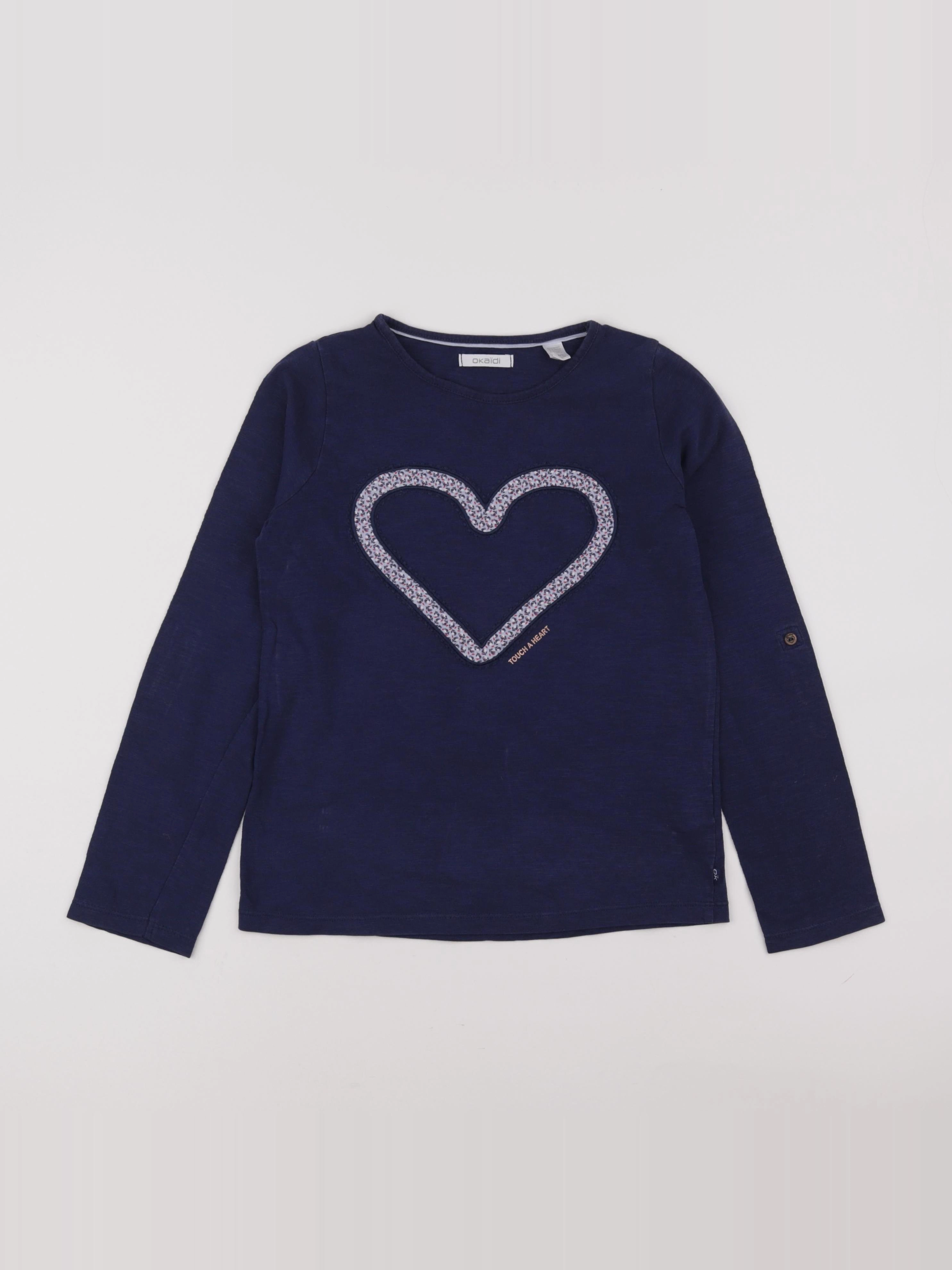 Okaidi - tee-shirt bleu - 10 ans