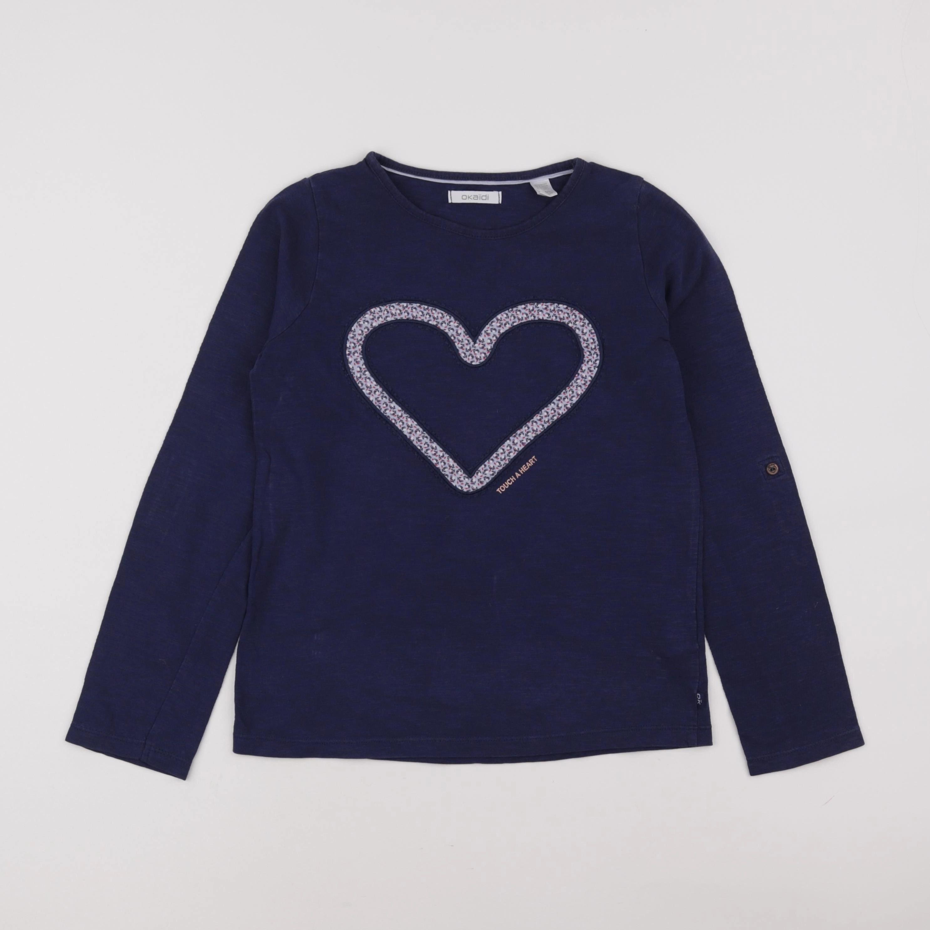 Okaidi - tee-shirt bleu - 10 ans