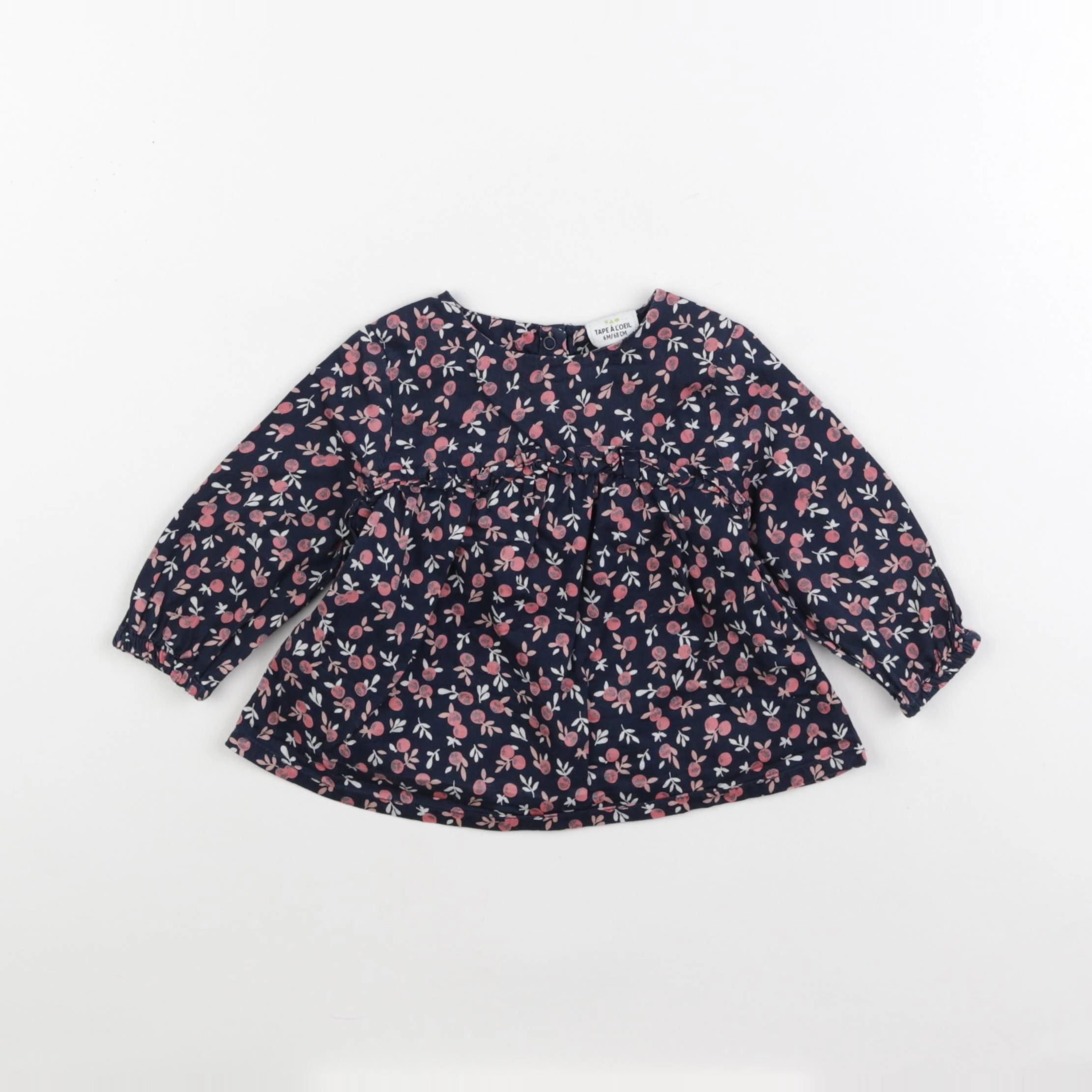 Tape à l'oeil - blouse bleu - 6 mois