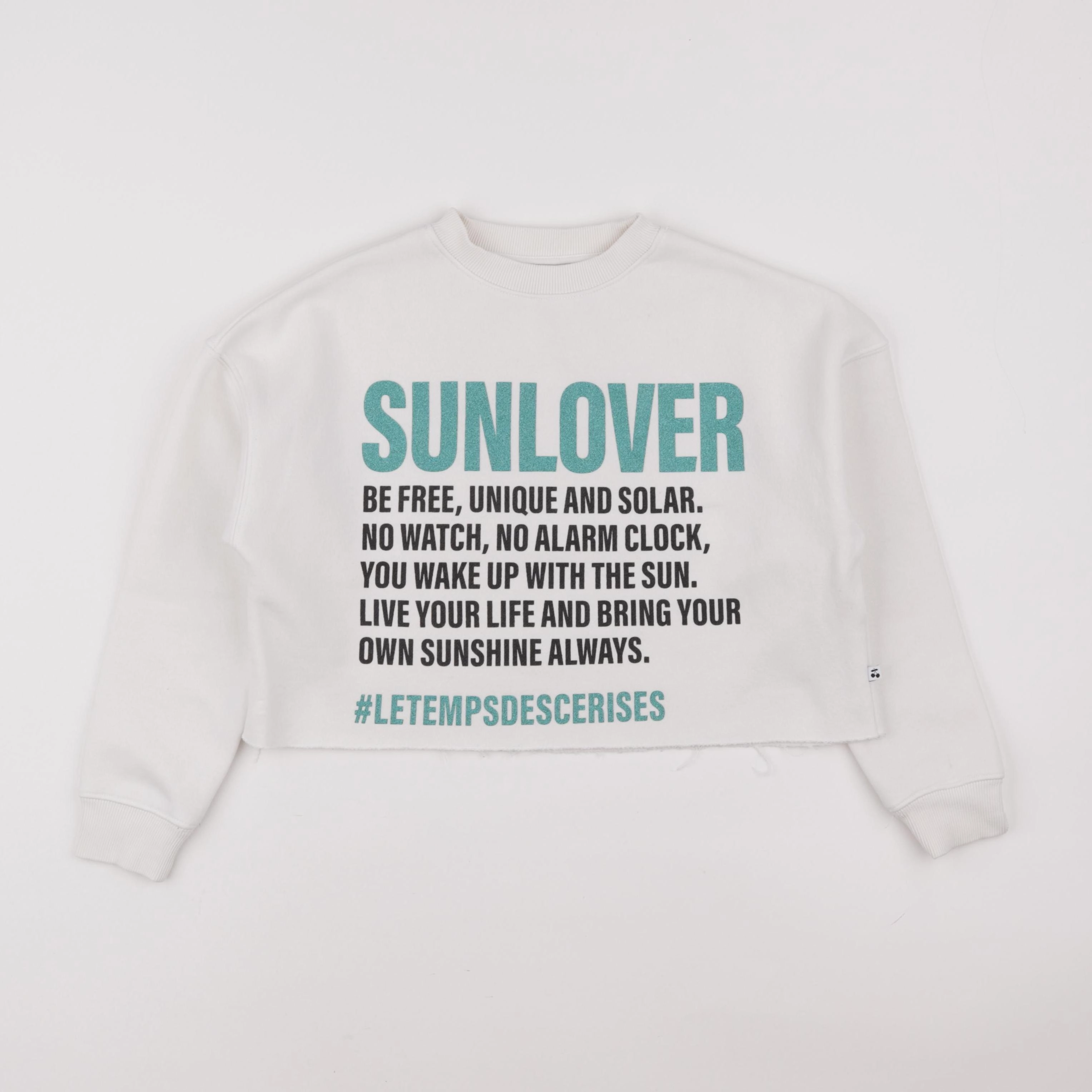 Le temps des cerises  - sweat blanc - 8 ans