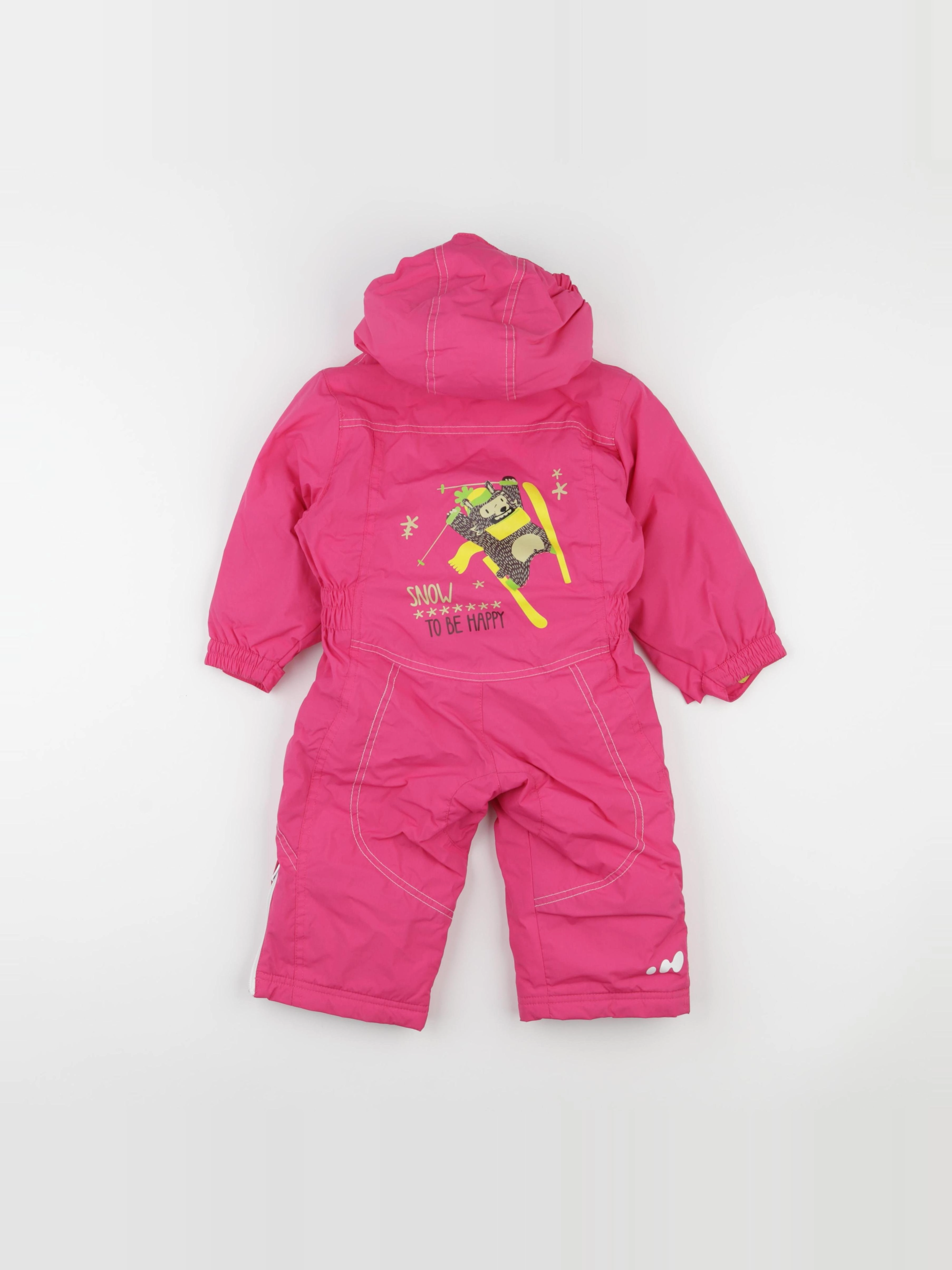 Decathlon ski - combinaison de ski rose - 12 mois