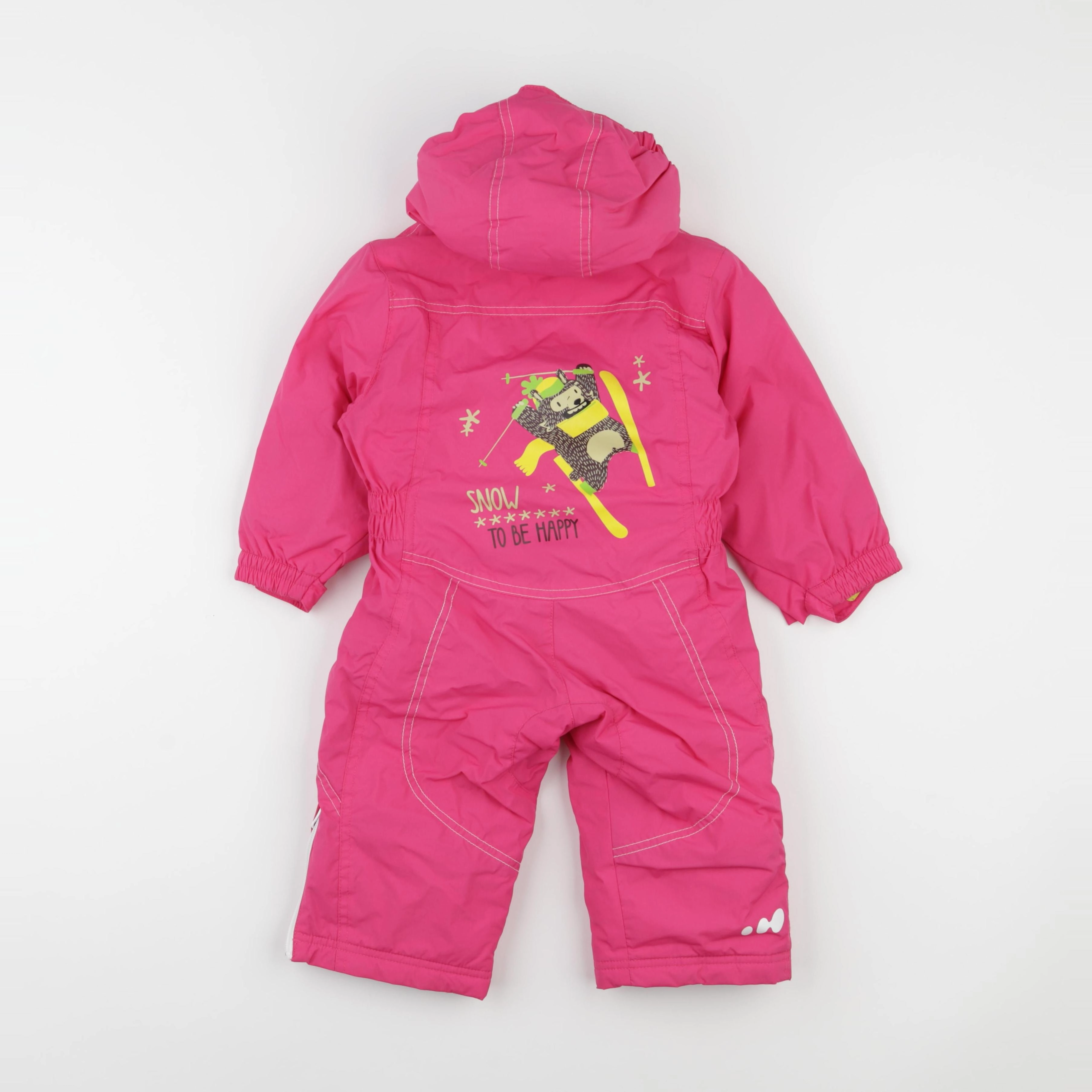 Decathlon ski - combinaison de ski rose - 12 mois
