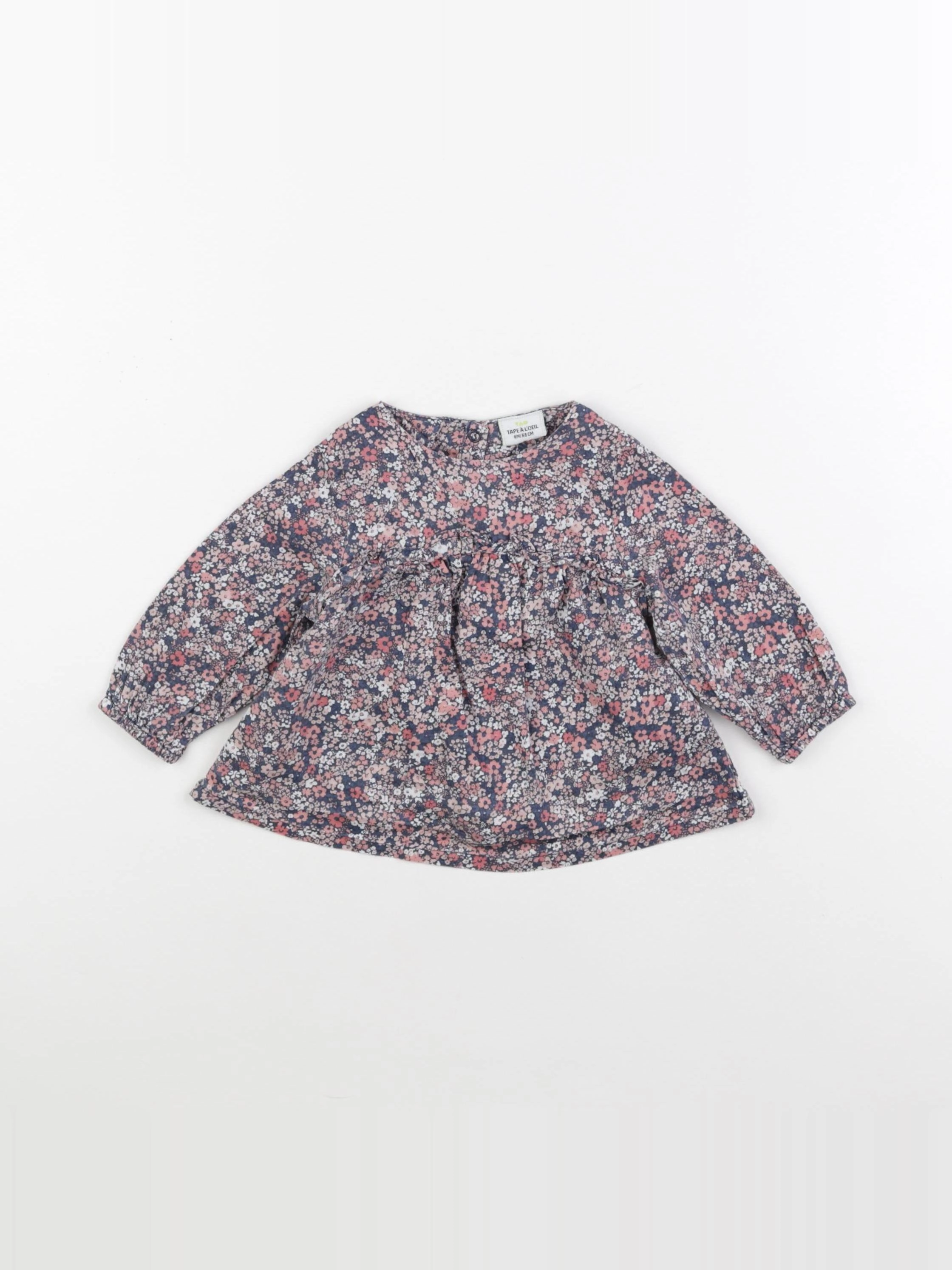 Tape à l'oeil - blouse bleu - 6 mois