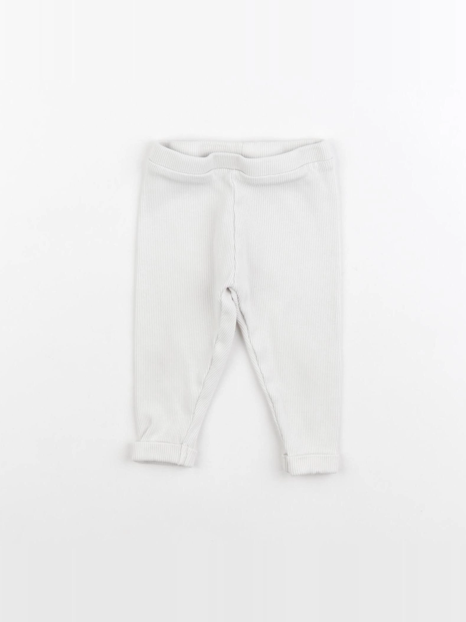 Tape à l'oeil - legging blanc - 6 mois