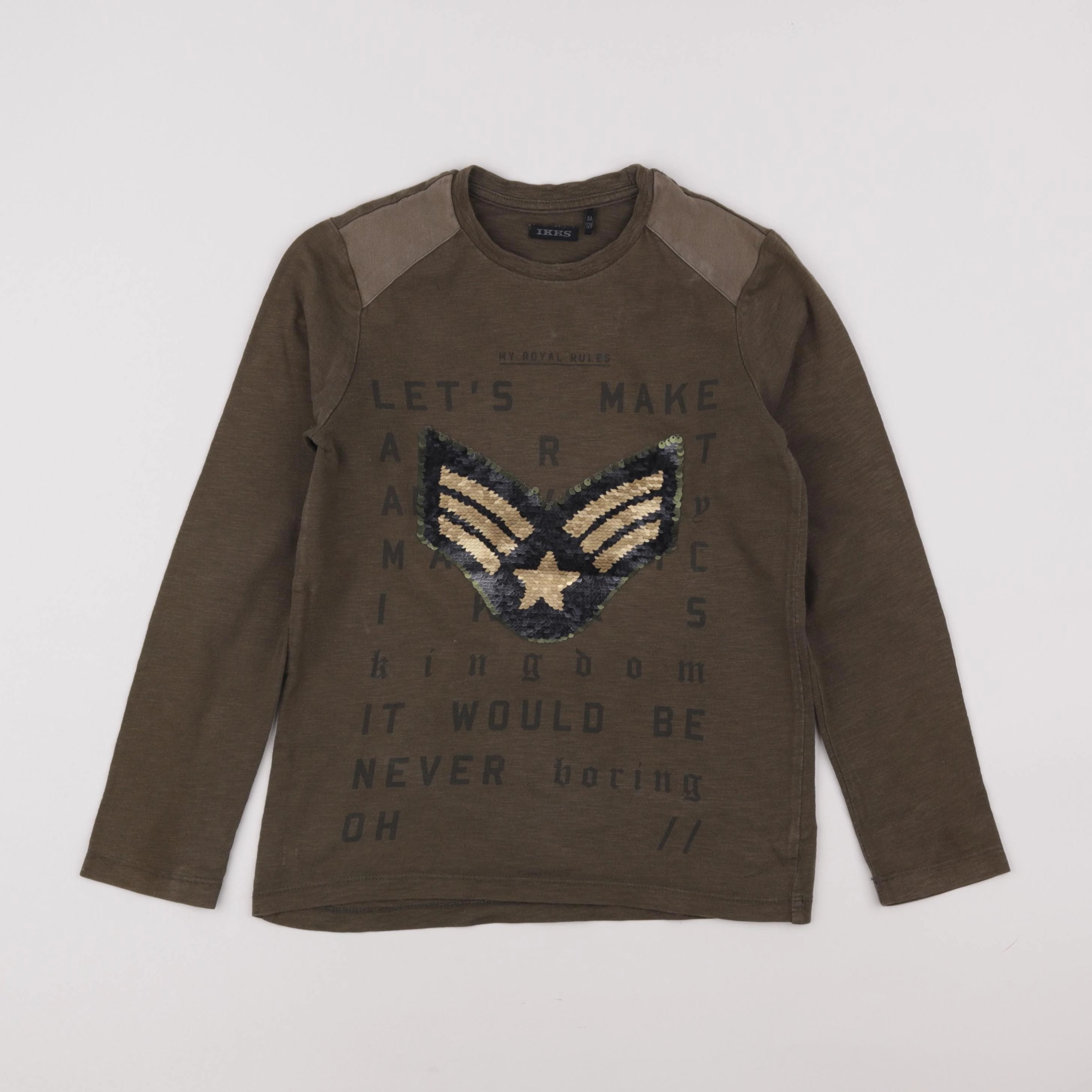 IKKS - tee-shirt vert - 8 ans