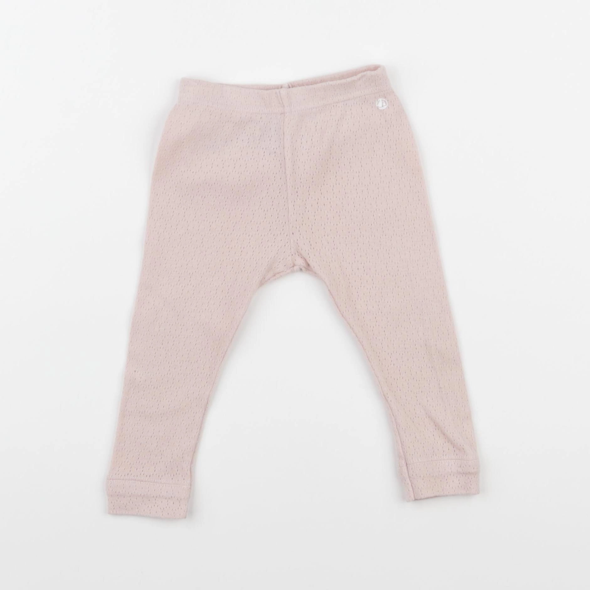 Petit Bateau - legging rose - 12 mois