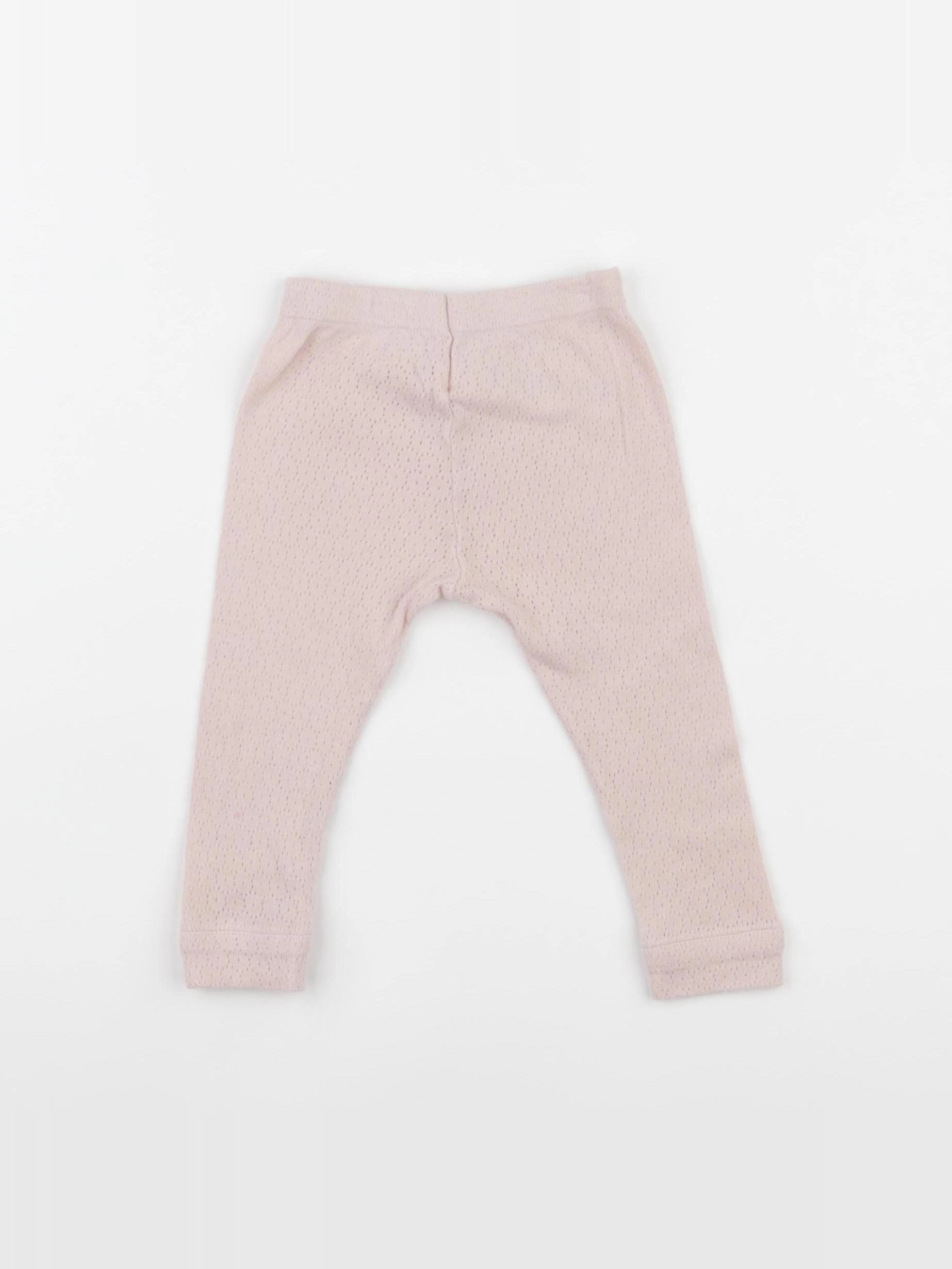 Petit Bateau - legging rose - 12 mois