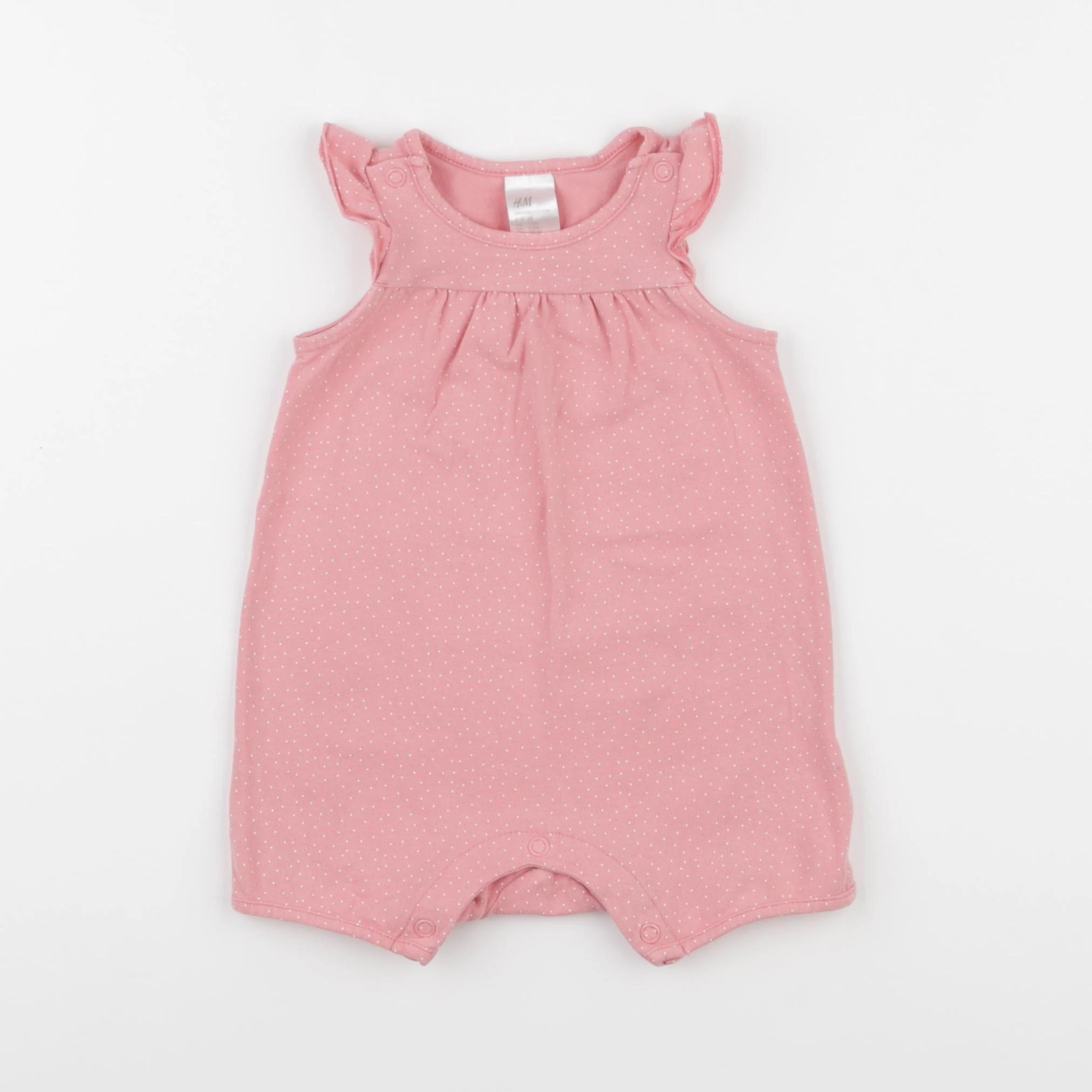 H&M - pyjama coton rose - 1/3 mois