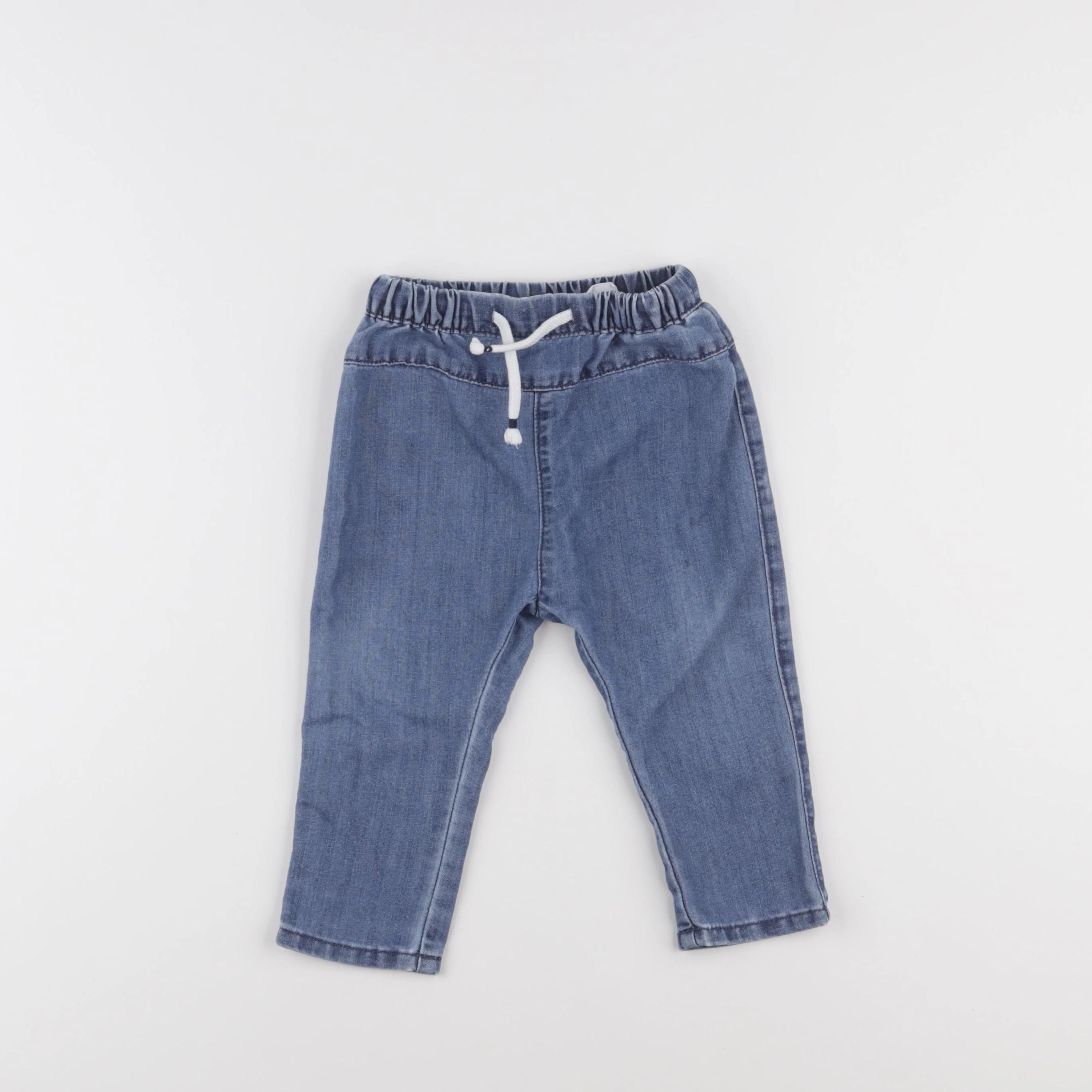 H&M - jean bleu - 9/12 mois
