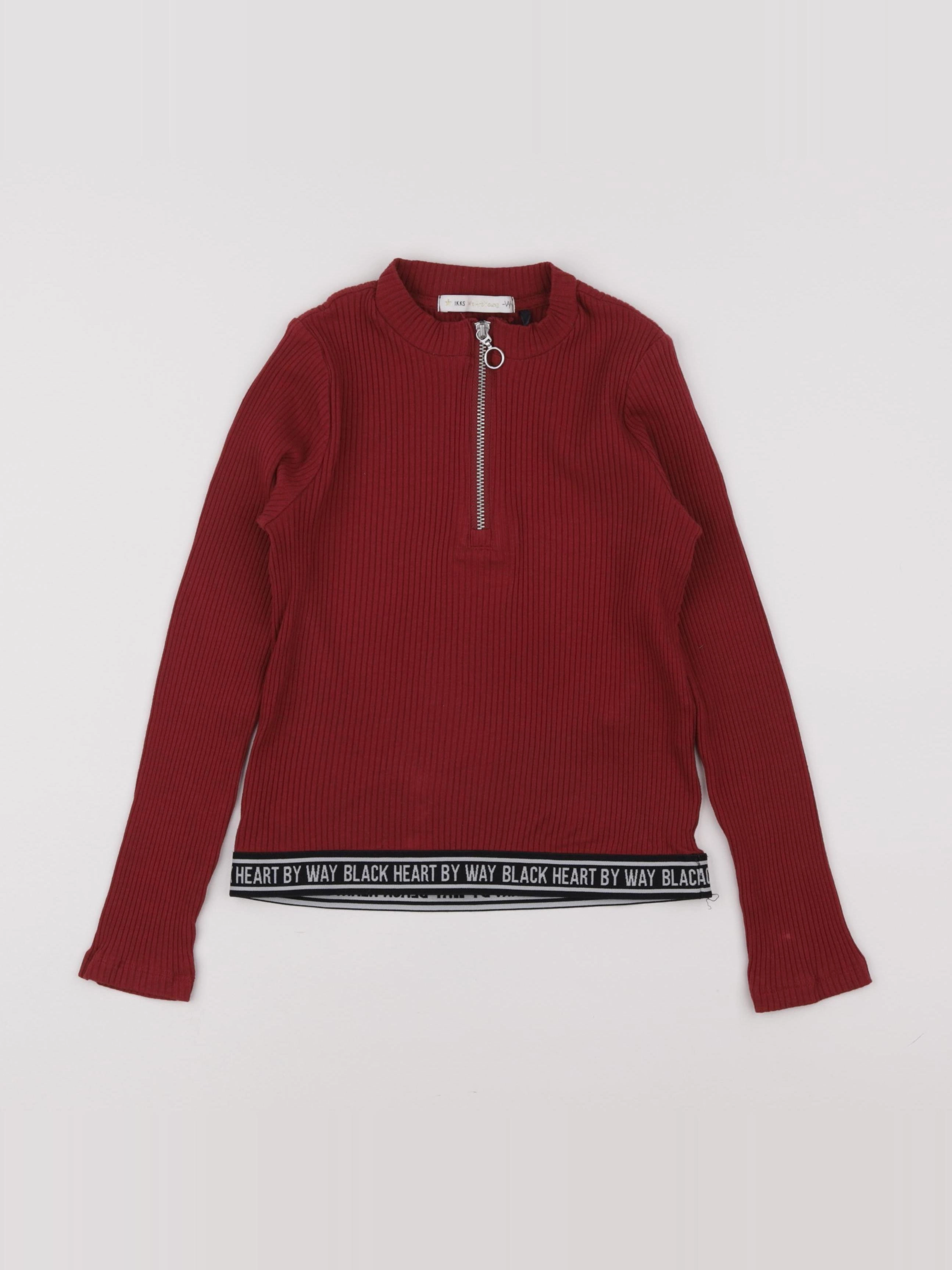 IKKS - tee-shirt rouge - 8 ans