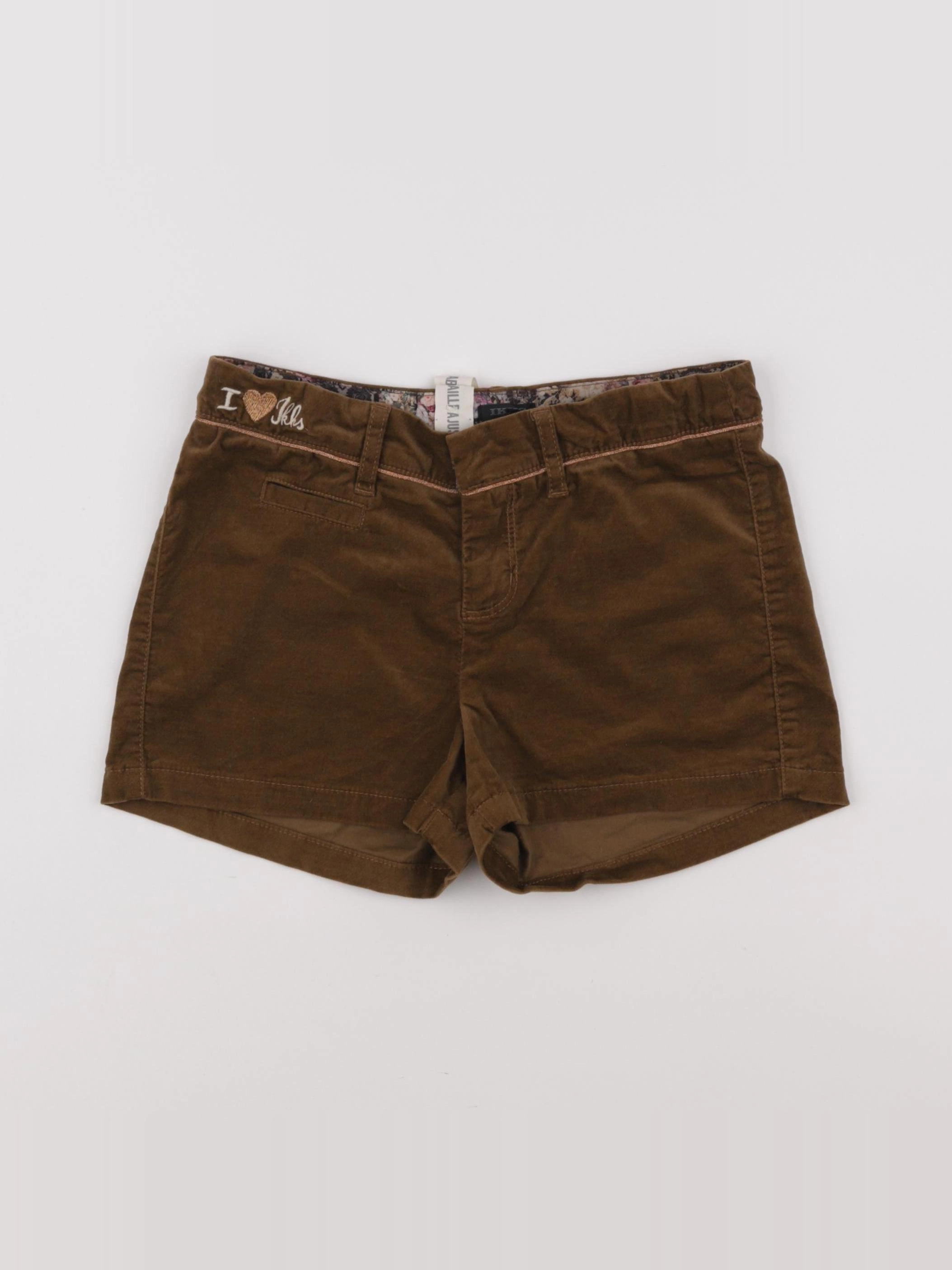 IKKS - short marron - 10 ans