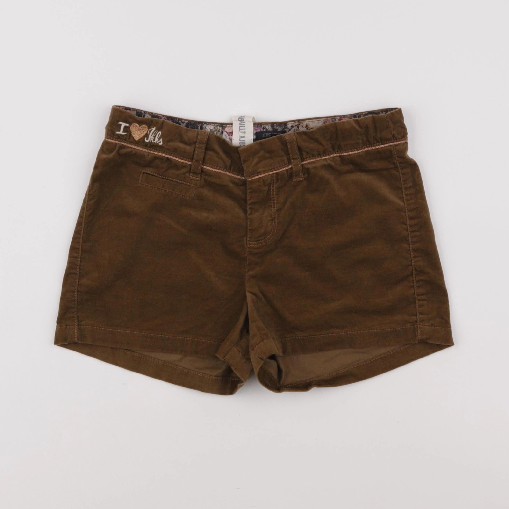 IKKS - short marron - 10 ans