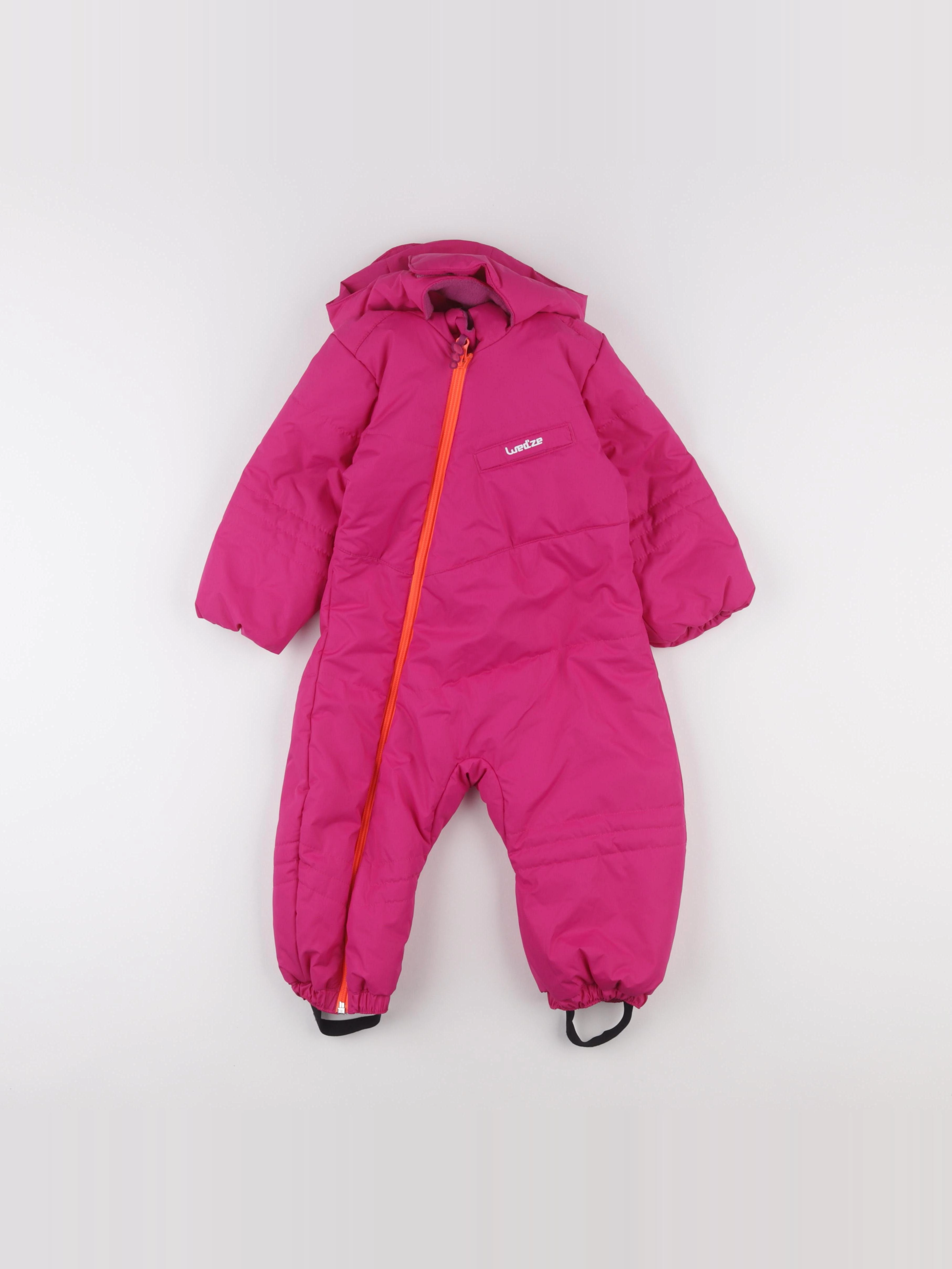 Decathlon ski - combinaison de ski rose - 18 mois