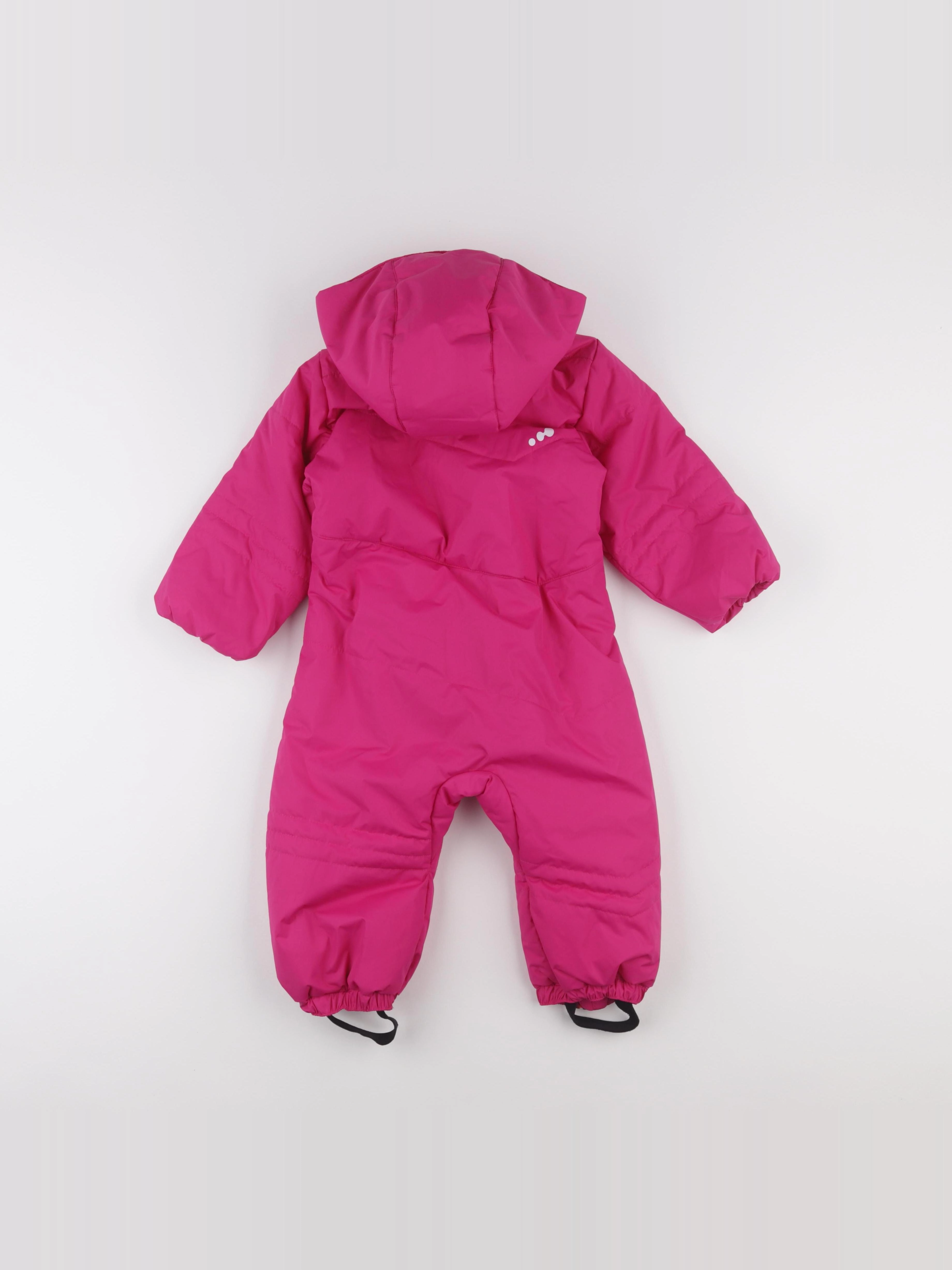 Decathlon ski - combinaison de ski rose - 18 mois