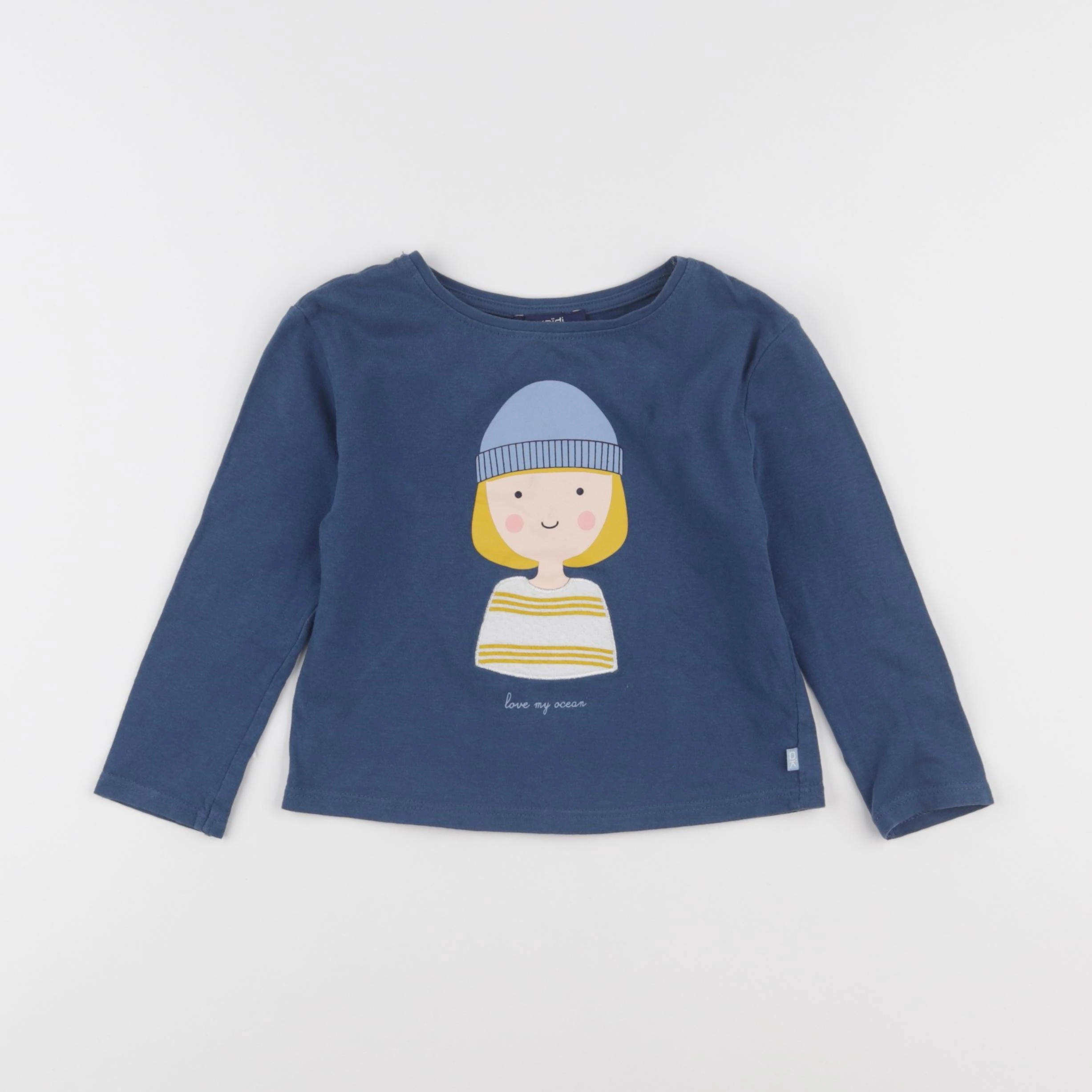 Okaidi - tee-shirt bleu - 3 ans
