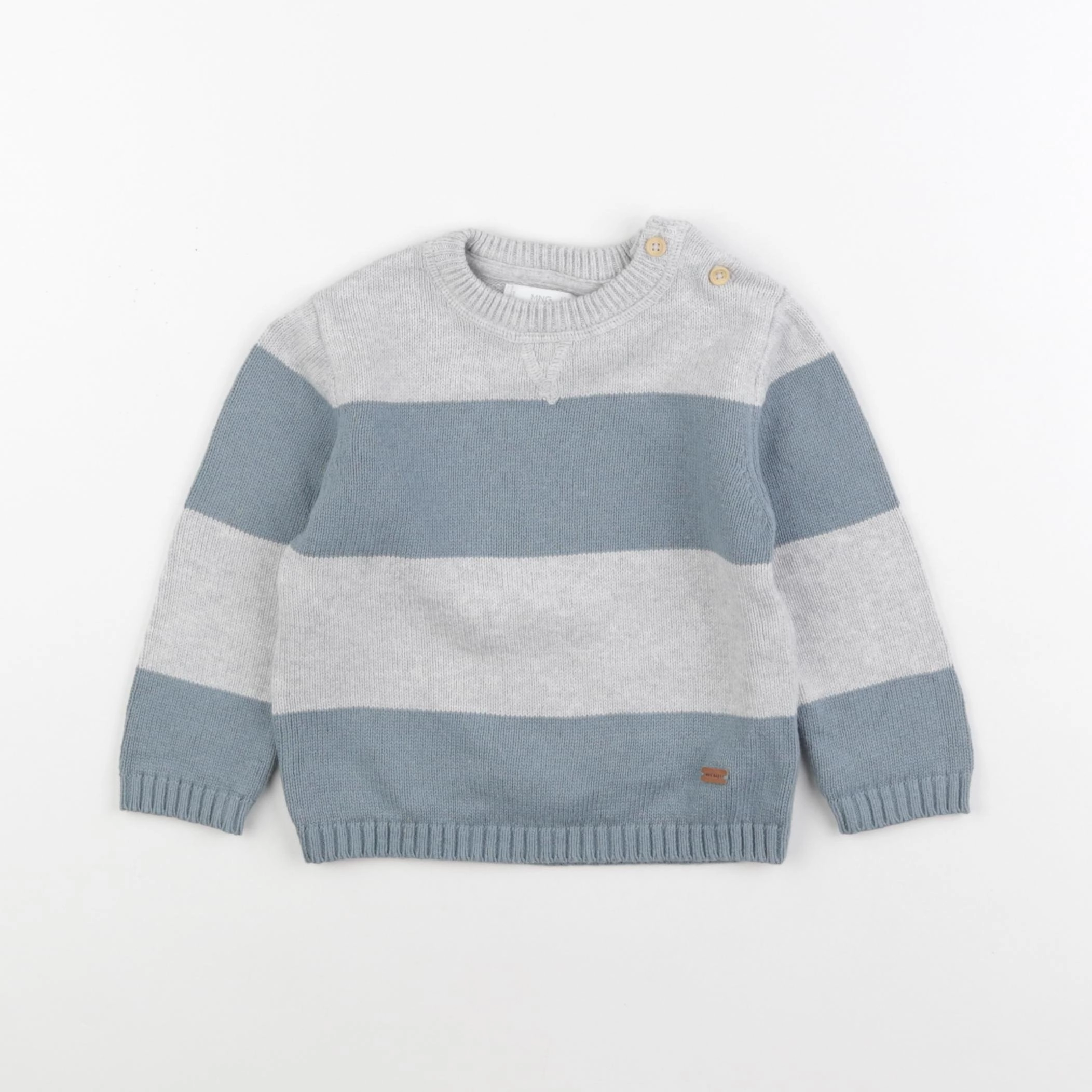 Mango - pull gris - 12/18 mois