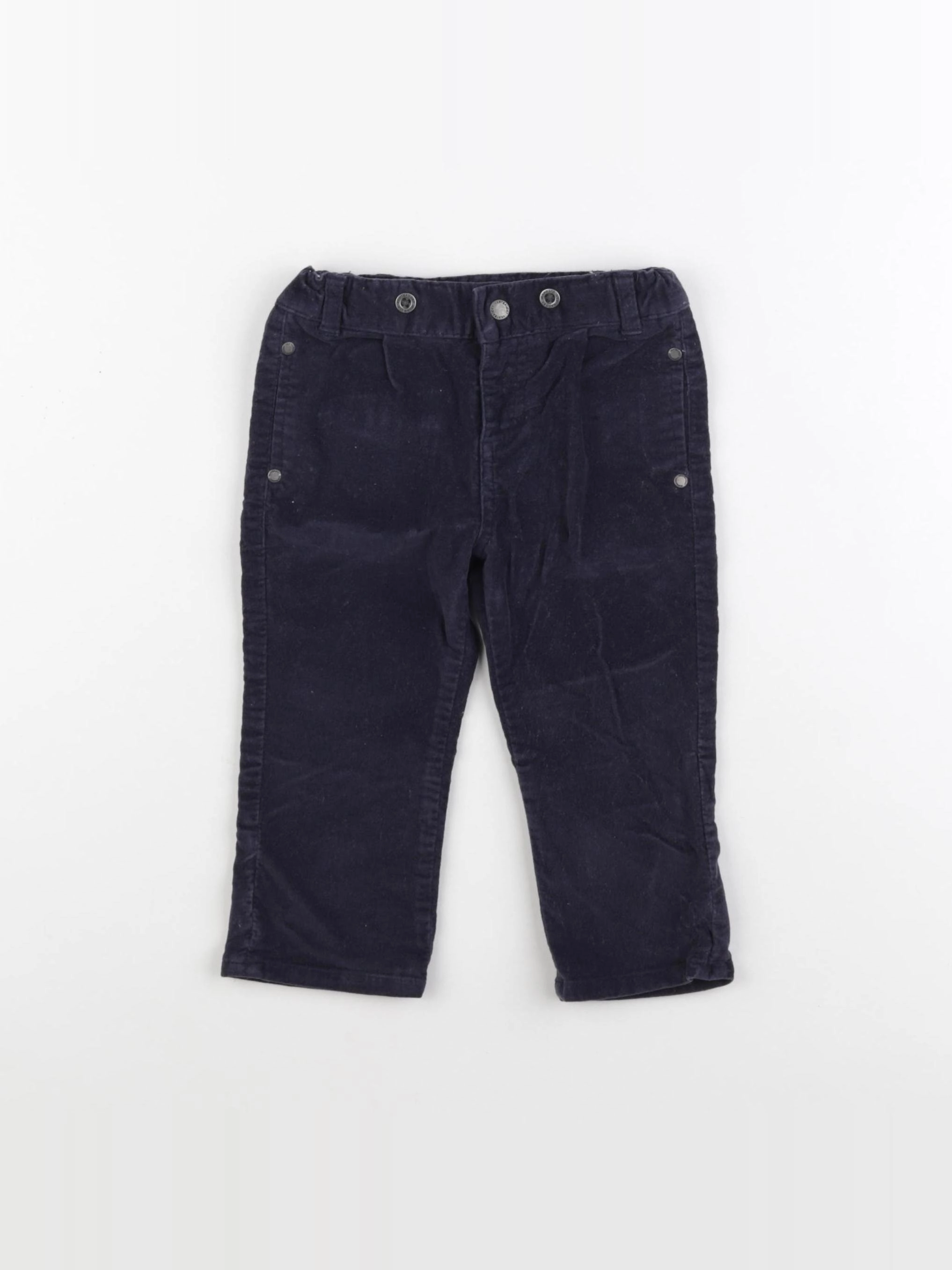 Vertbaudet - pantalon bleu - 18 mois