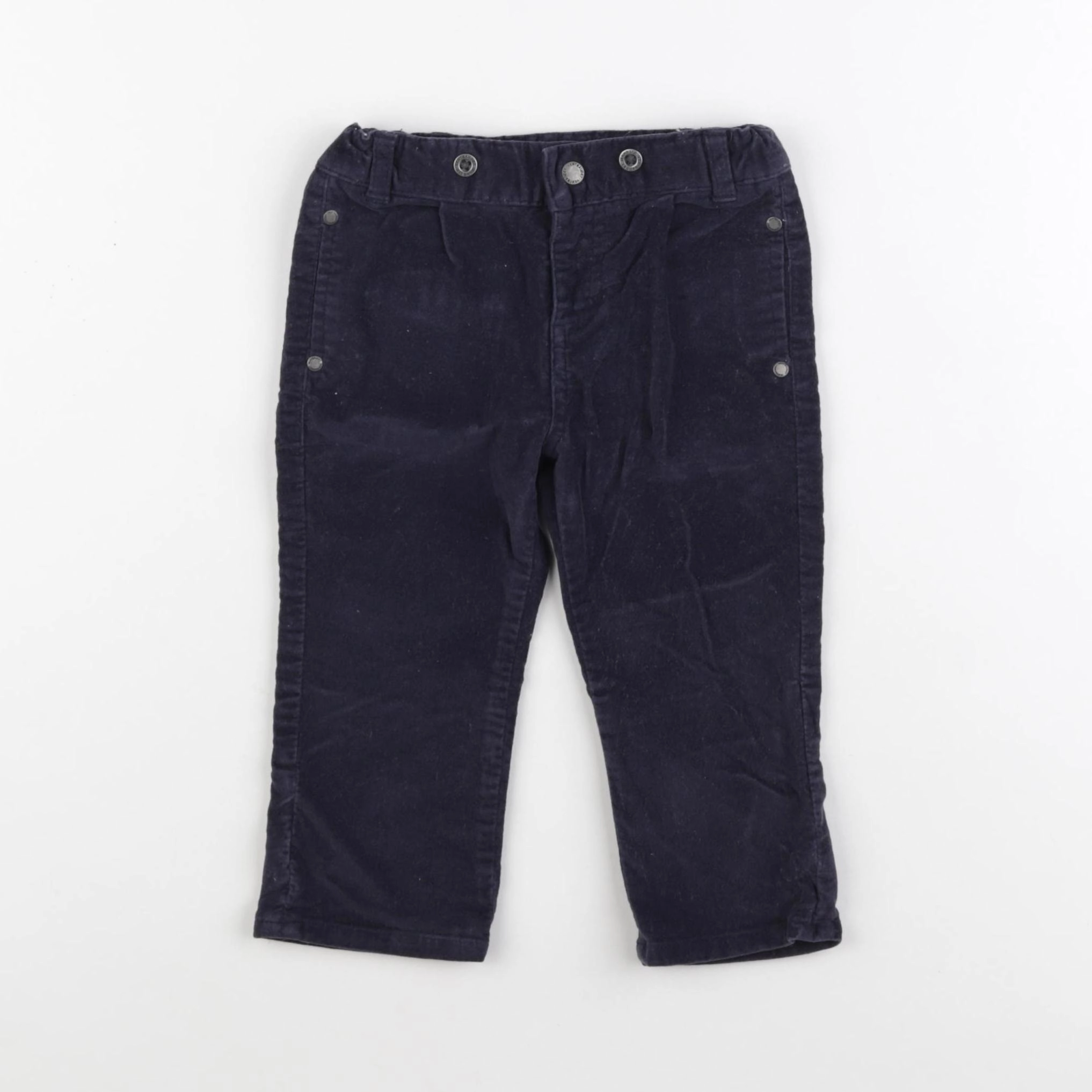 Vertbaudet - pantalon bleu - 18 mois