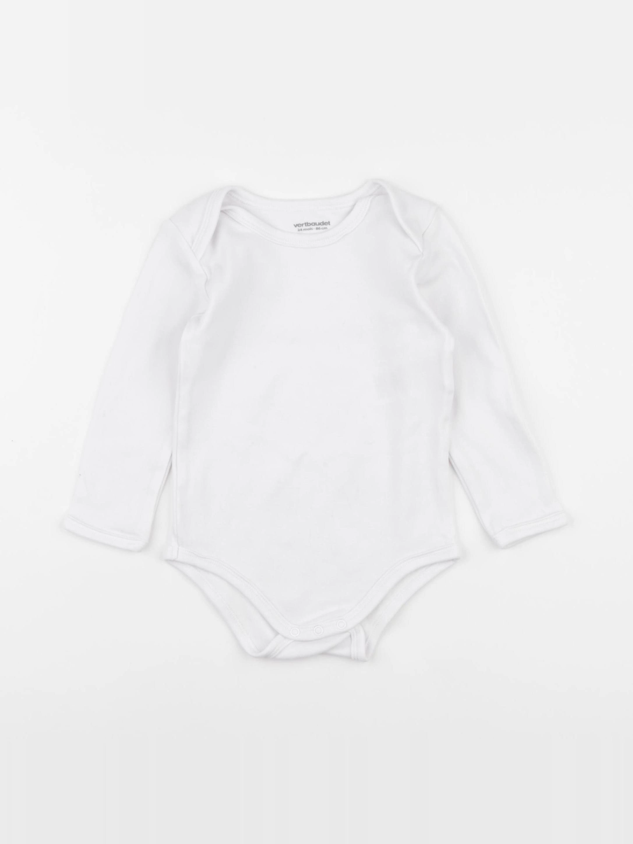 Vertbaudet - body blanc - 24 mois