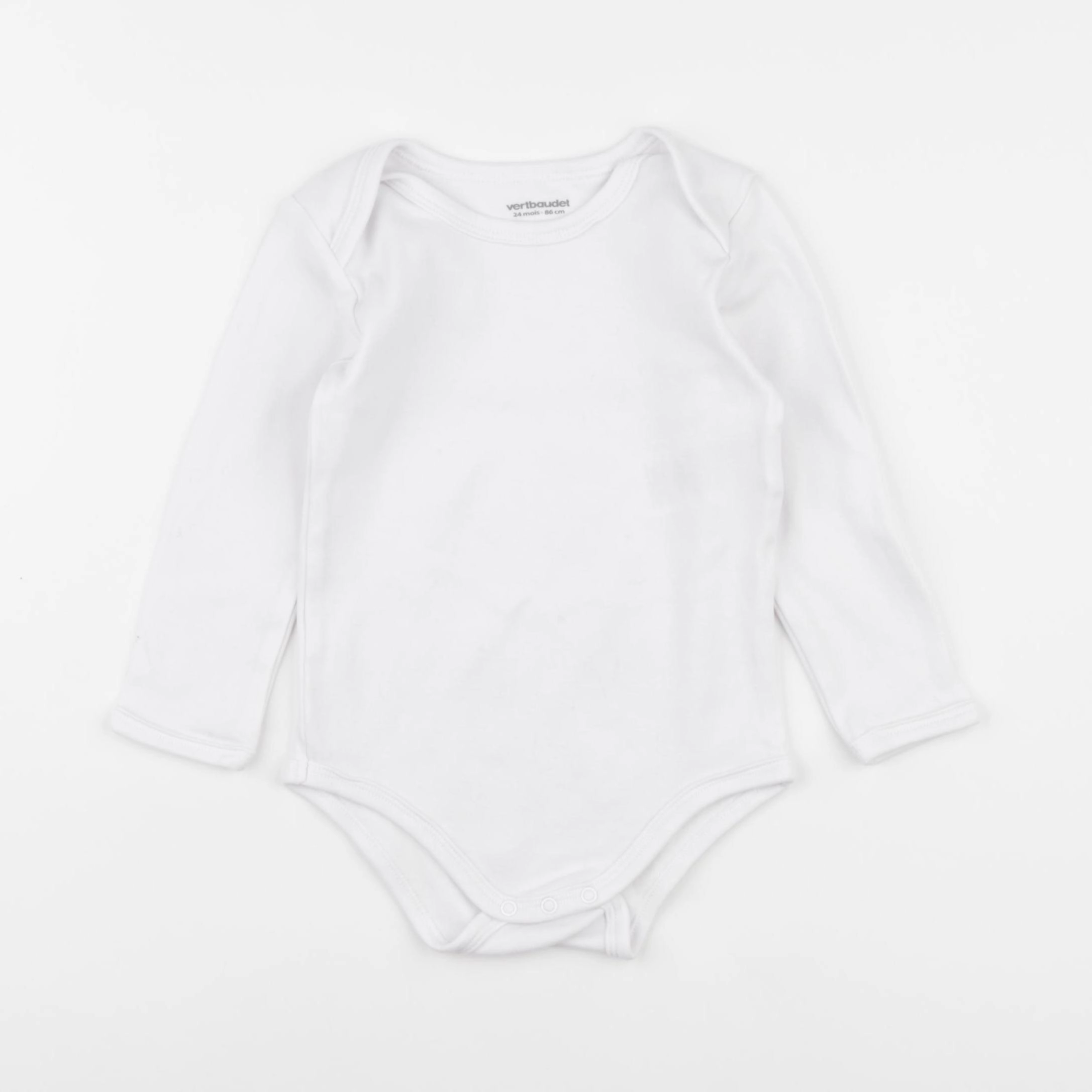 Vertbaudet - body blanc - 24 mois