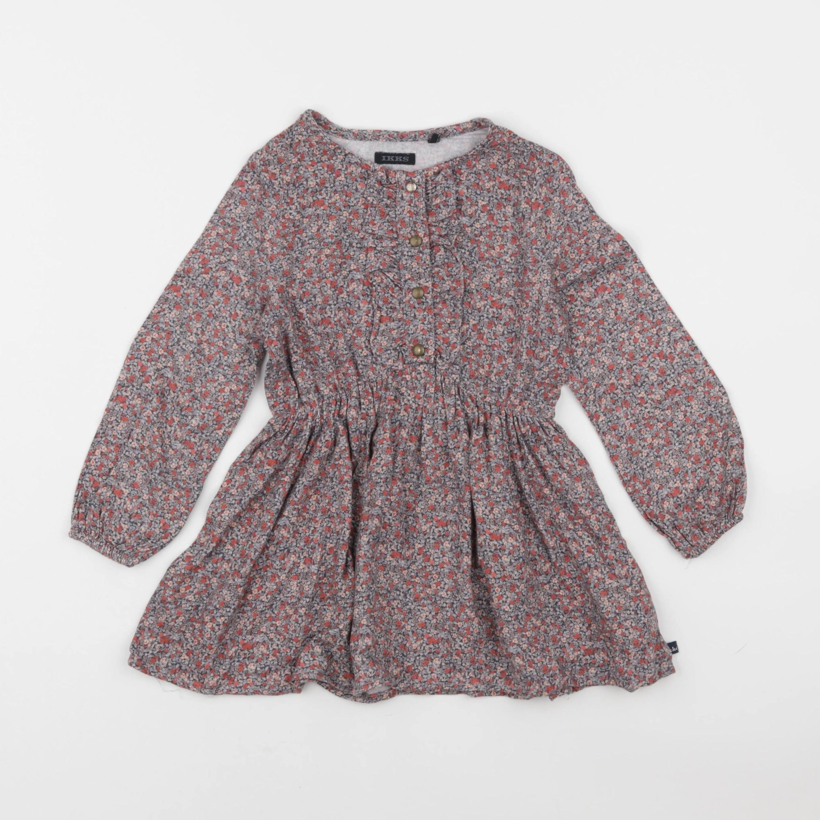 IKKS - robe rouge - 3 ans