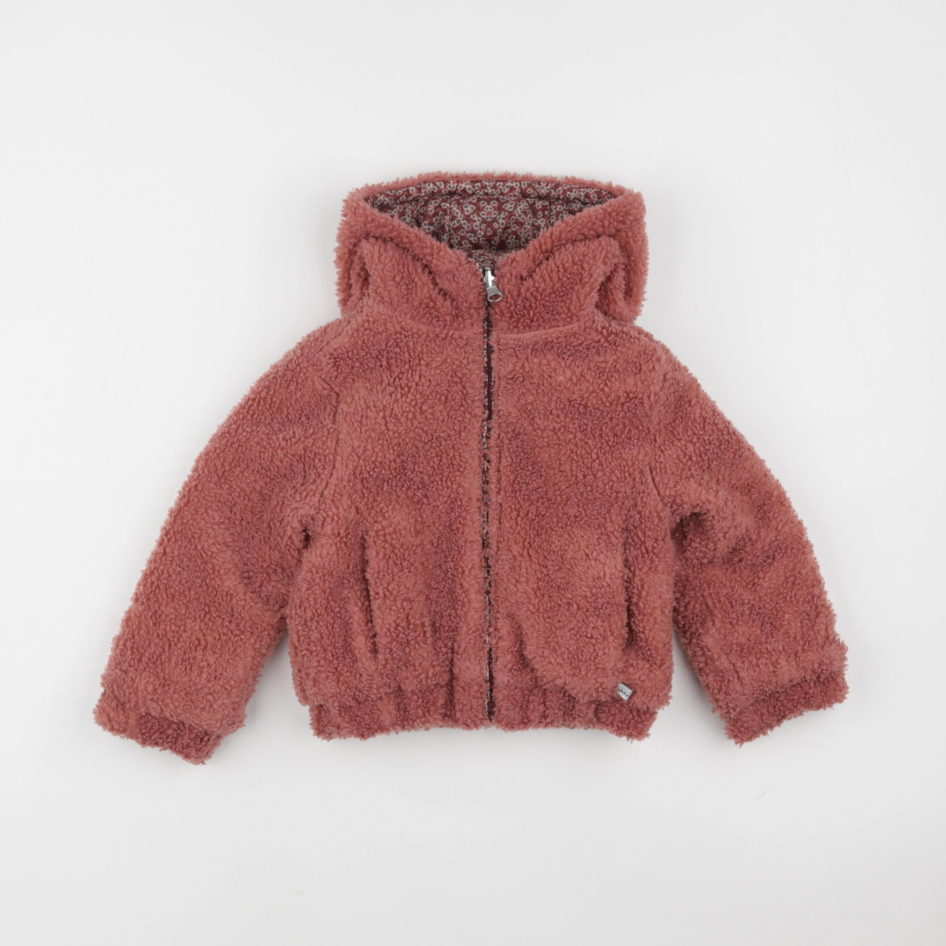 IKKS - doudoune réversible rose - 4 ans