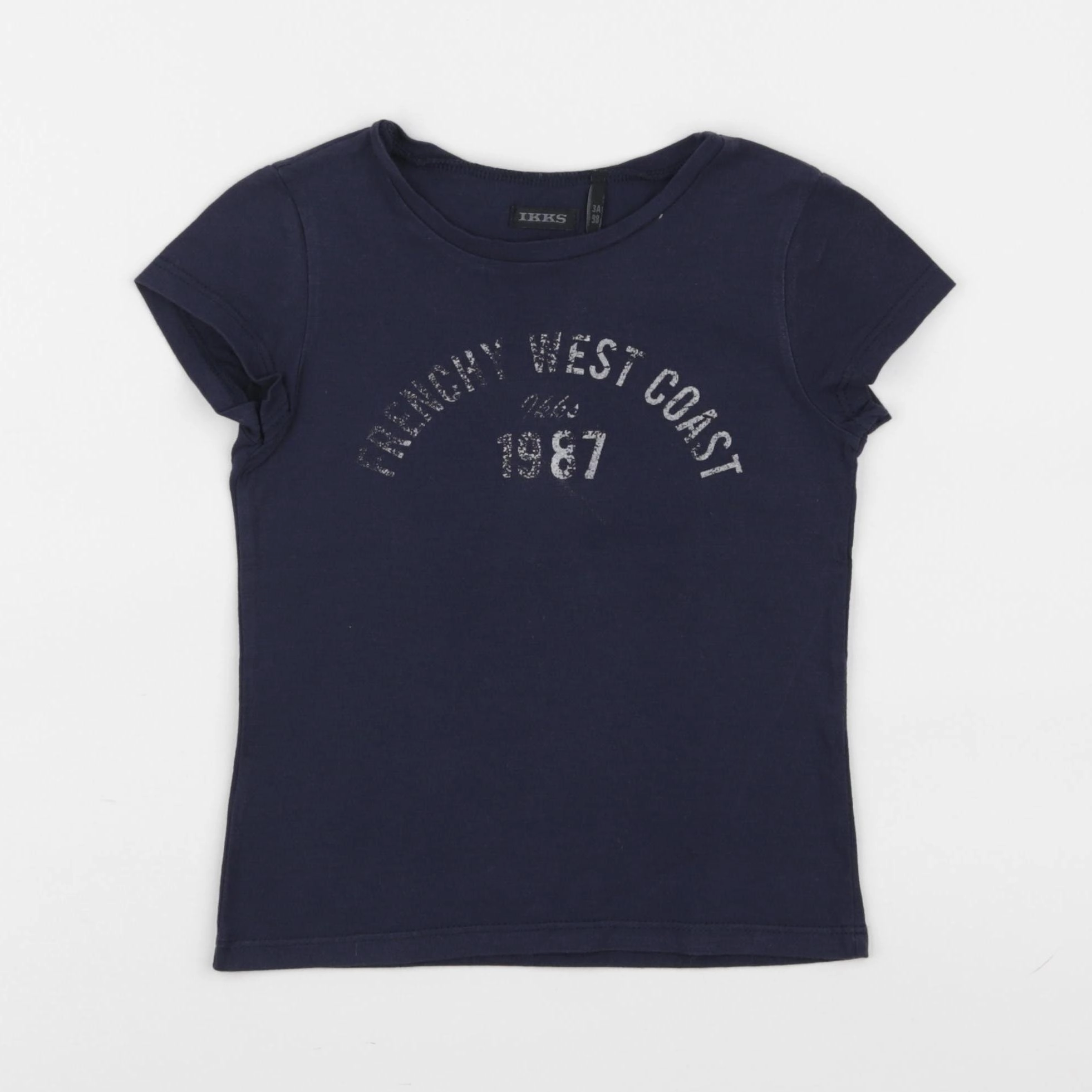 IKKS - tee-shirt bleu - 3 ans