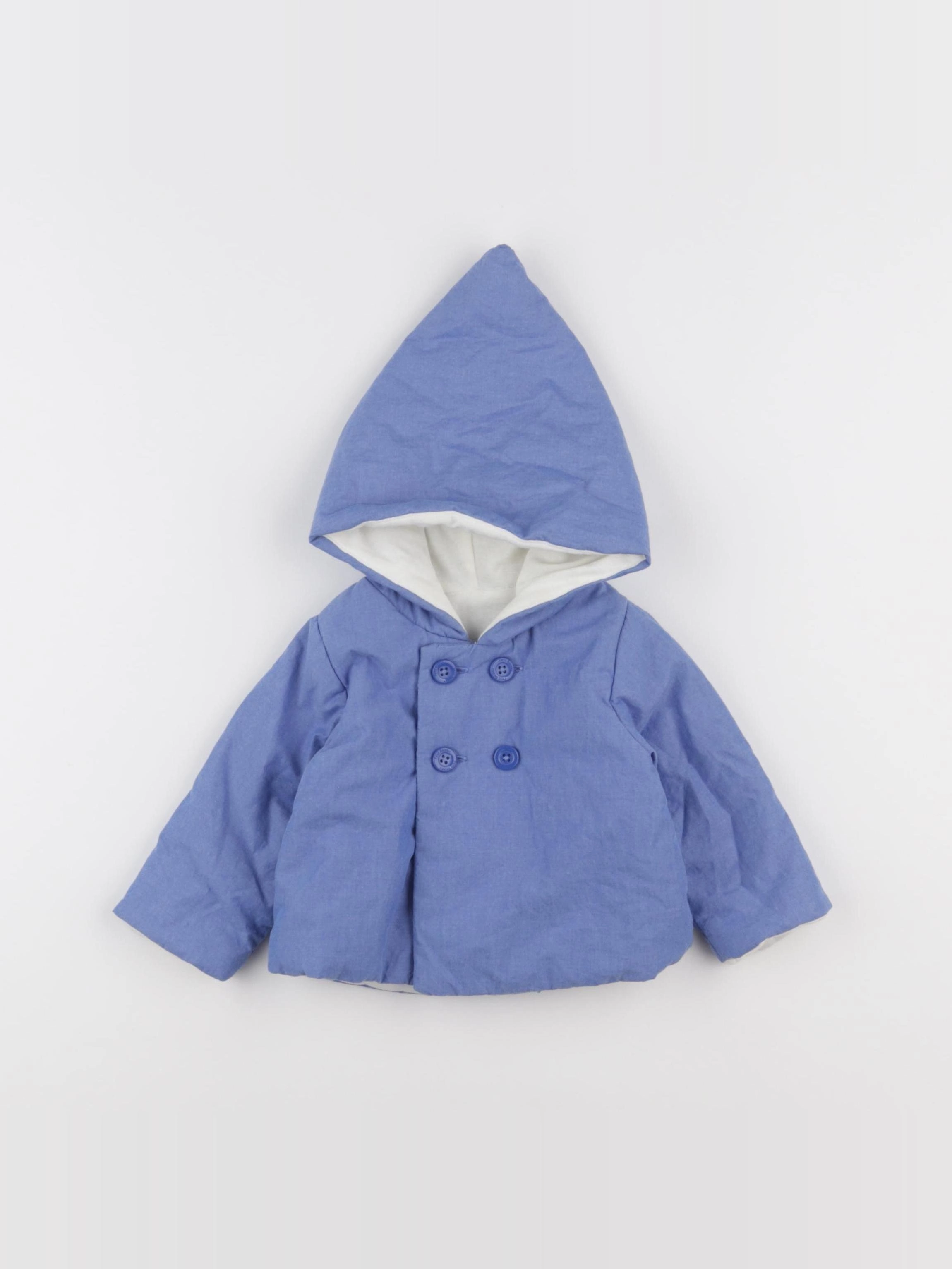 Petit Bateau - veste bleu - 6 mois