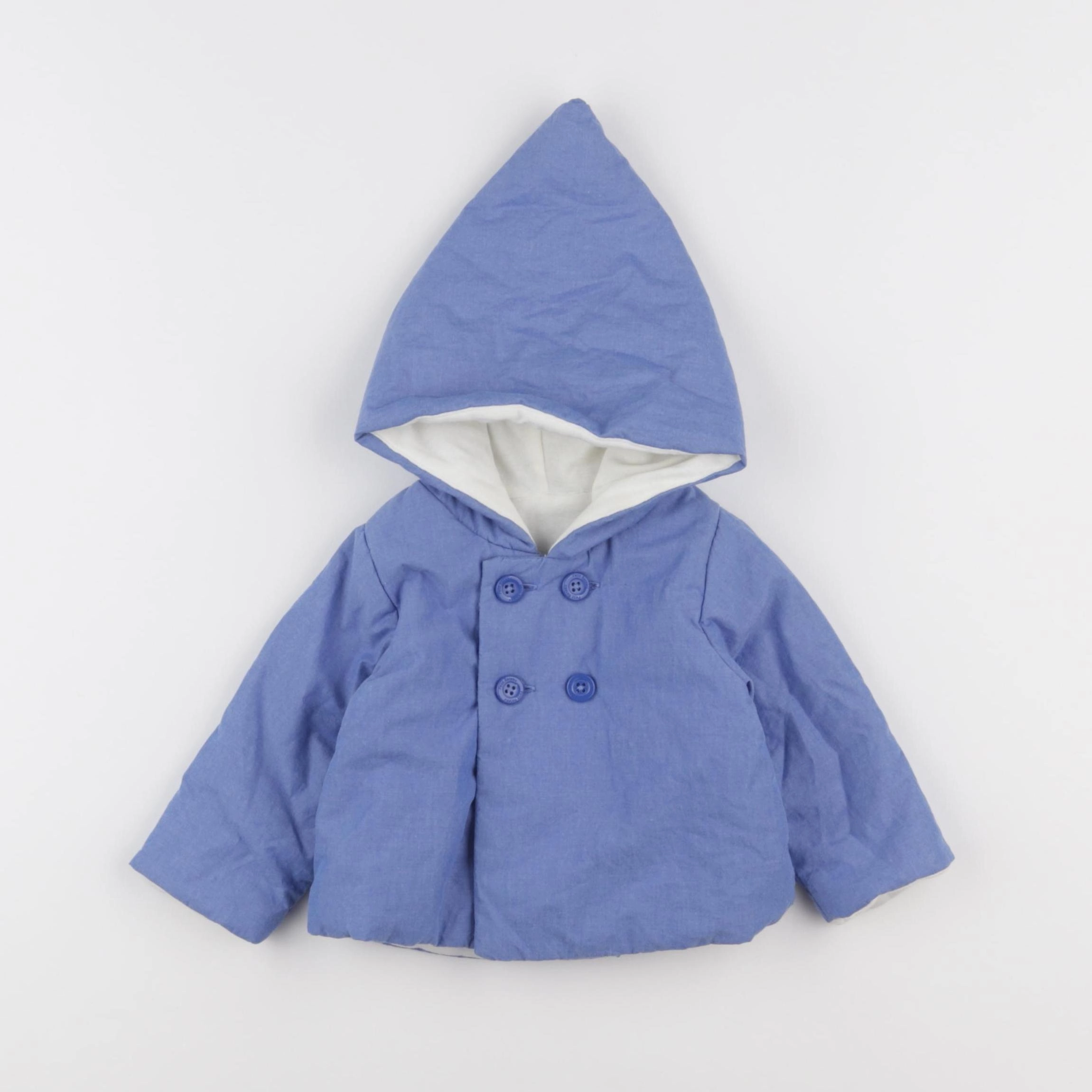 Petit Bateau - veste bleu - 6 mois