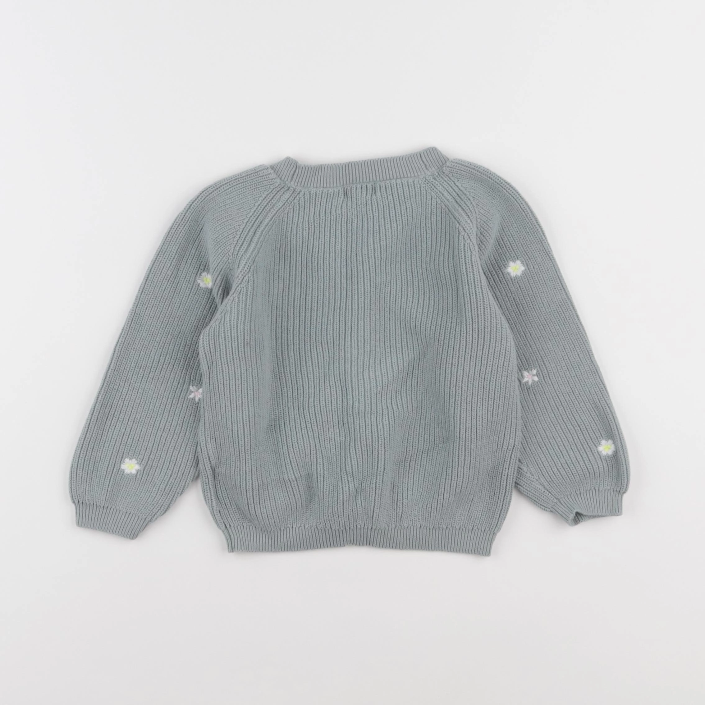 Vertbaudet - gilet vert - 24 mois