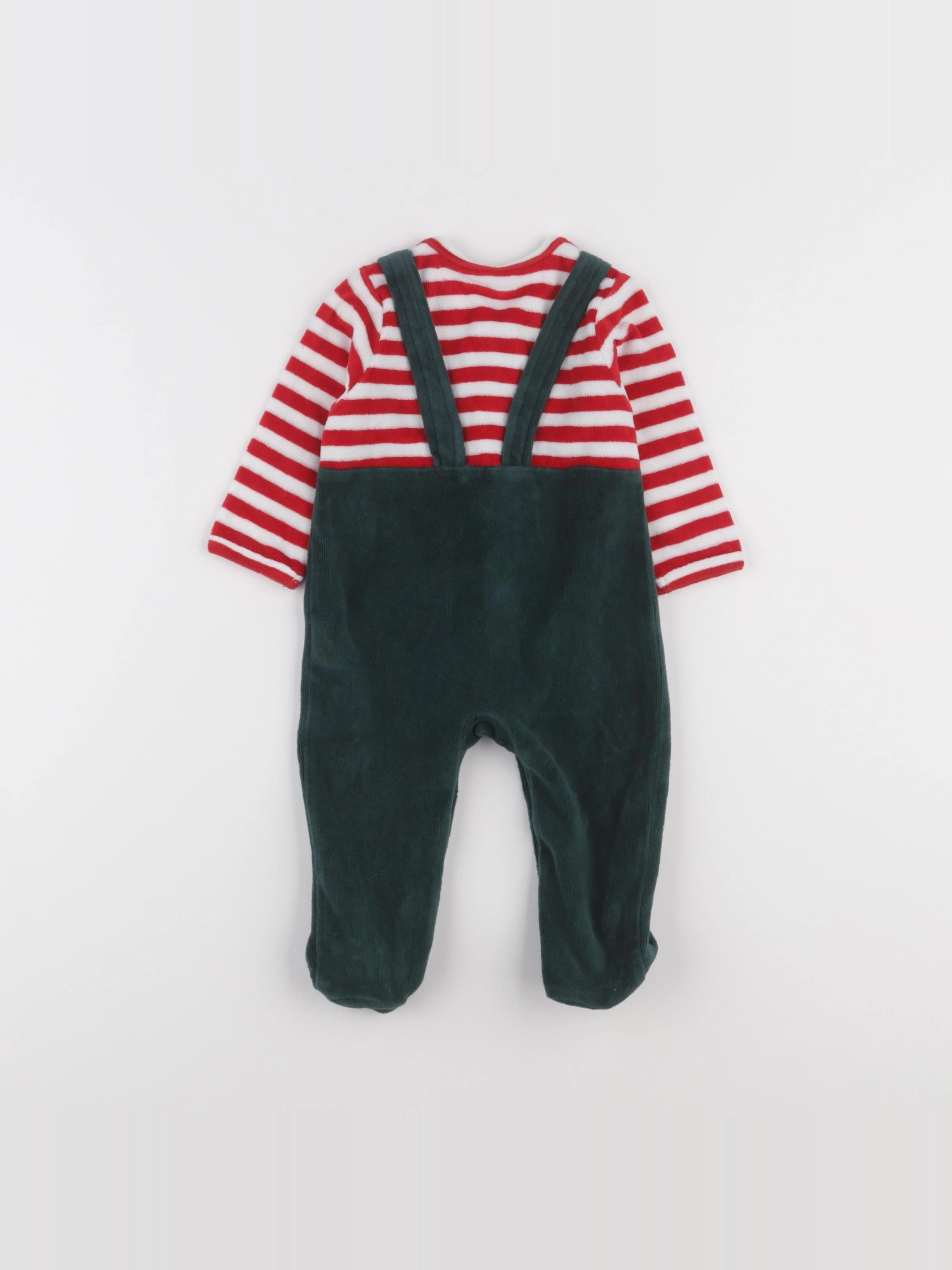 Vertbaudet - pyjama vert - 6 mois