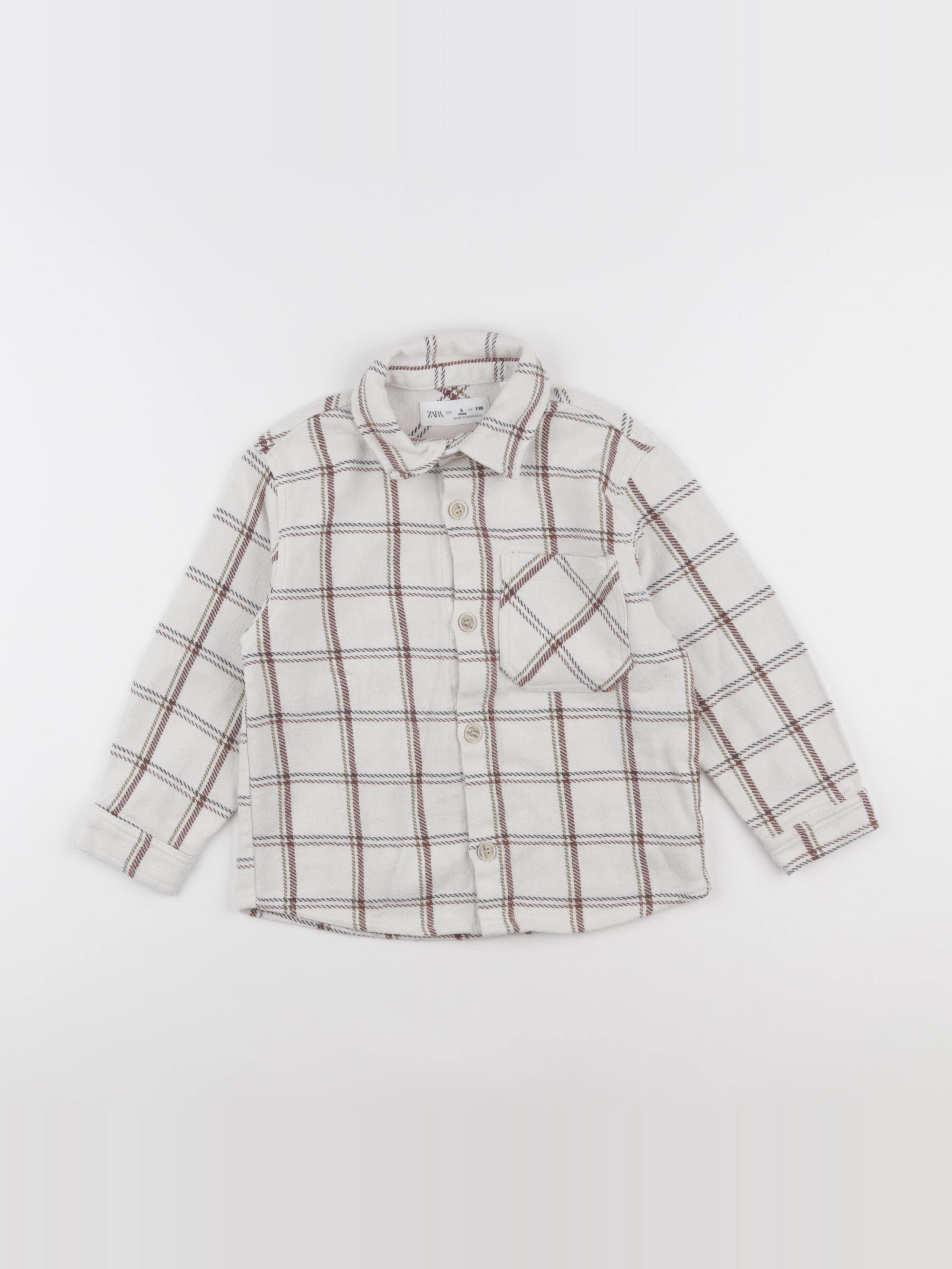Zara - chemise beige - 5 ans