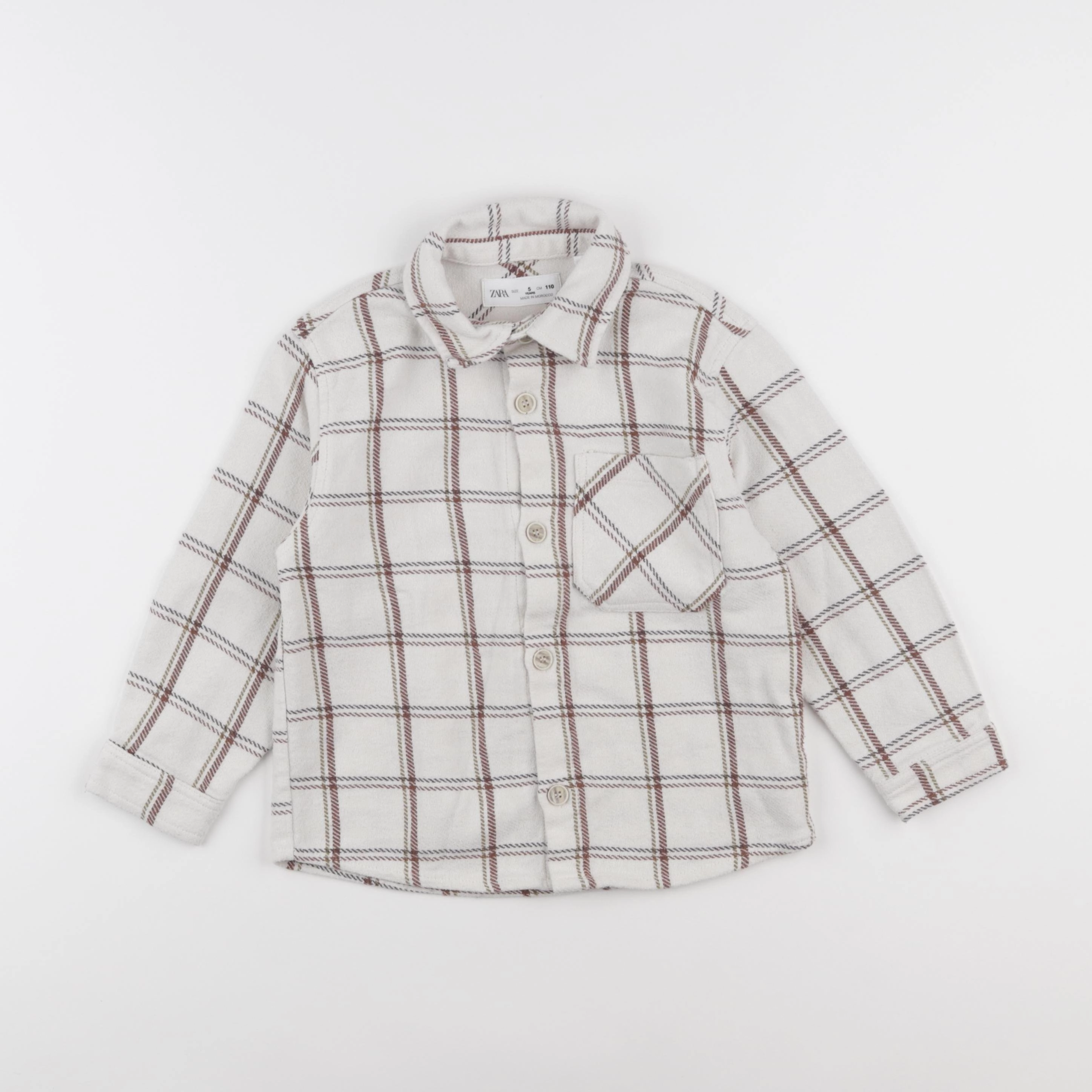 Zara - chemise beige - 5 ans
