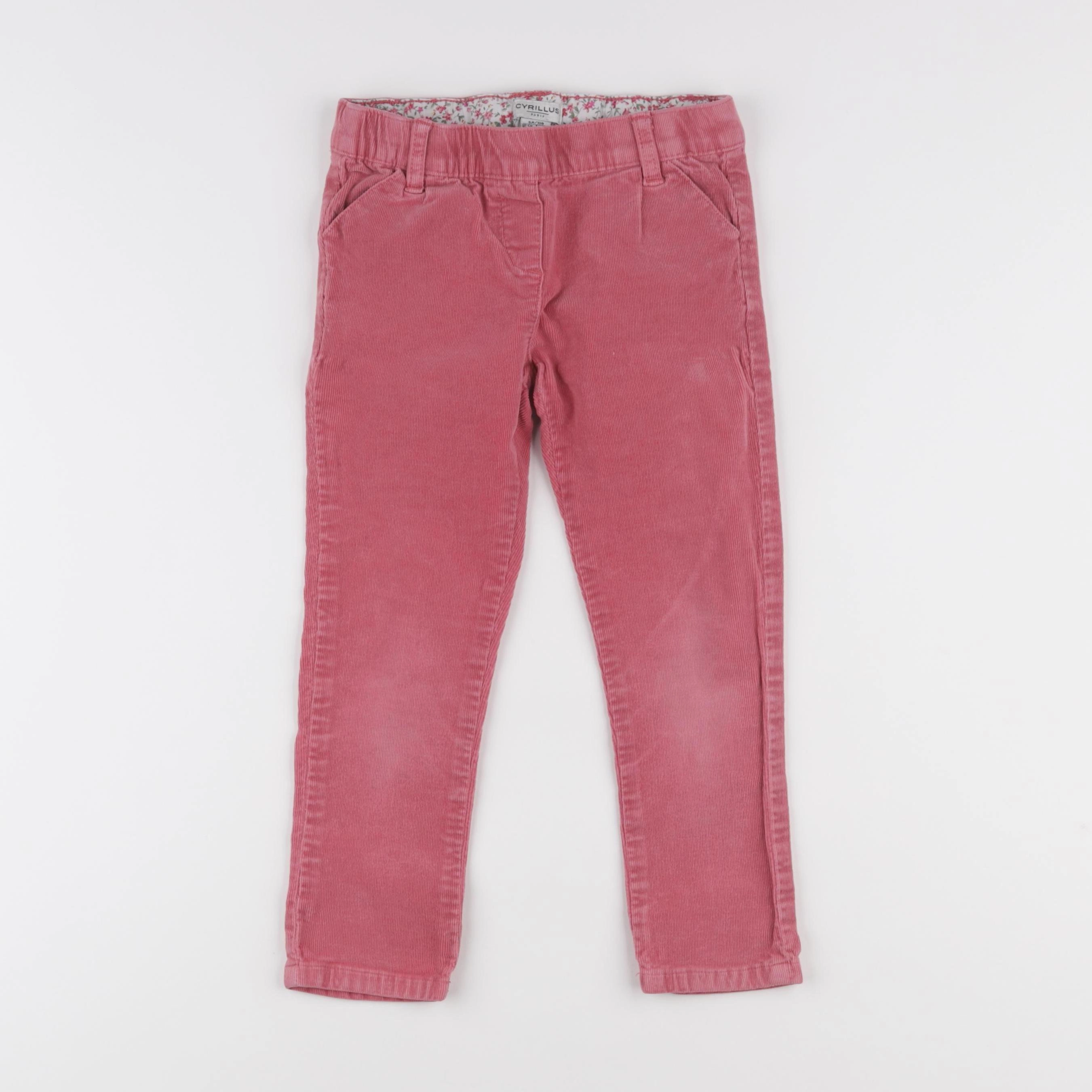 Cyrillus - pantalon rose - 5 ans