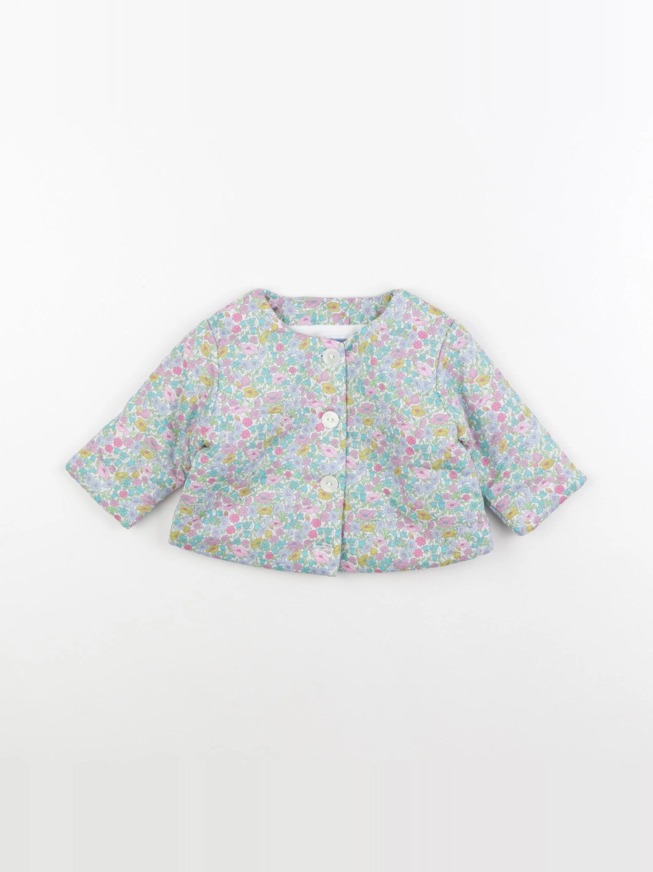 Jacadi - veste liberty multicolore - 6 mois