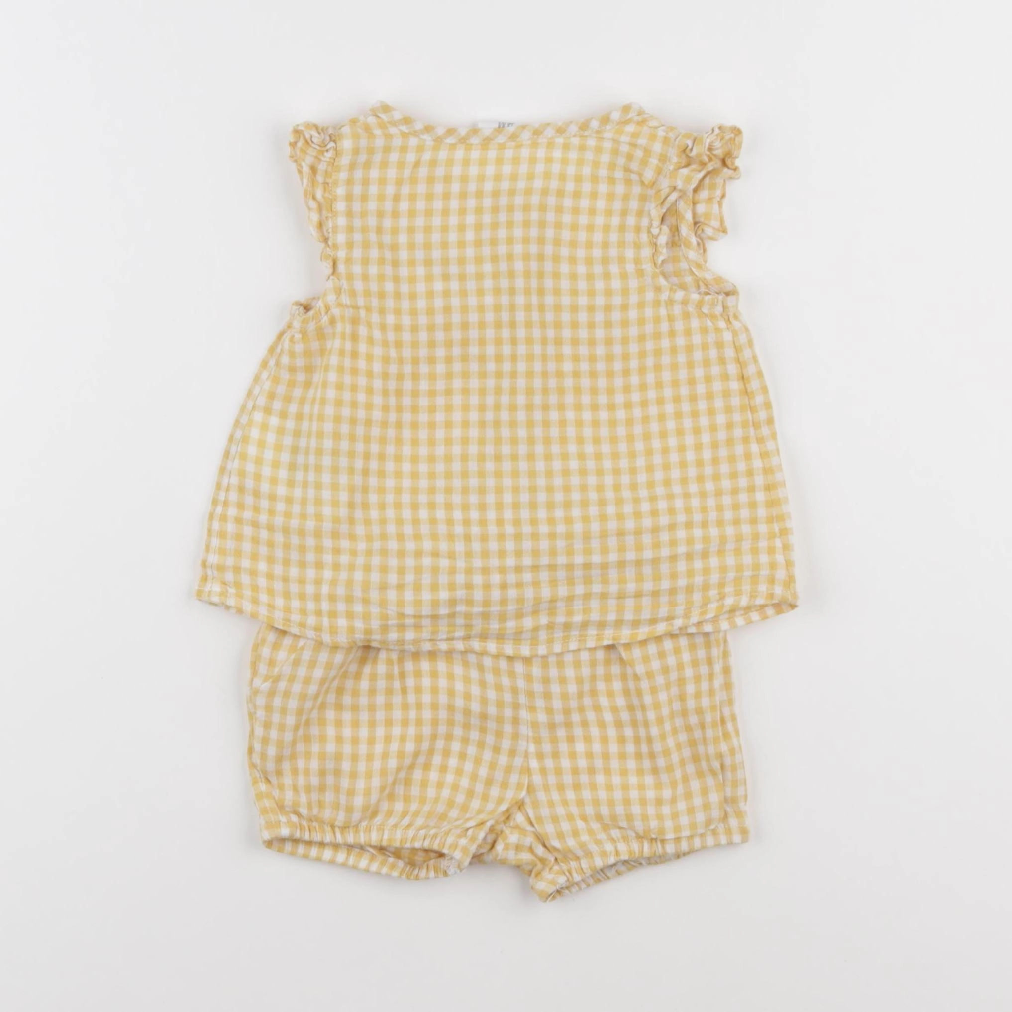 H&M - ensemble jaune - 3/6 mois
