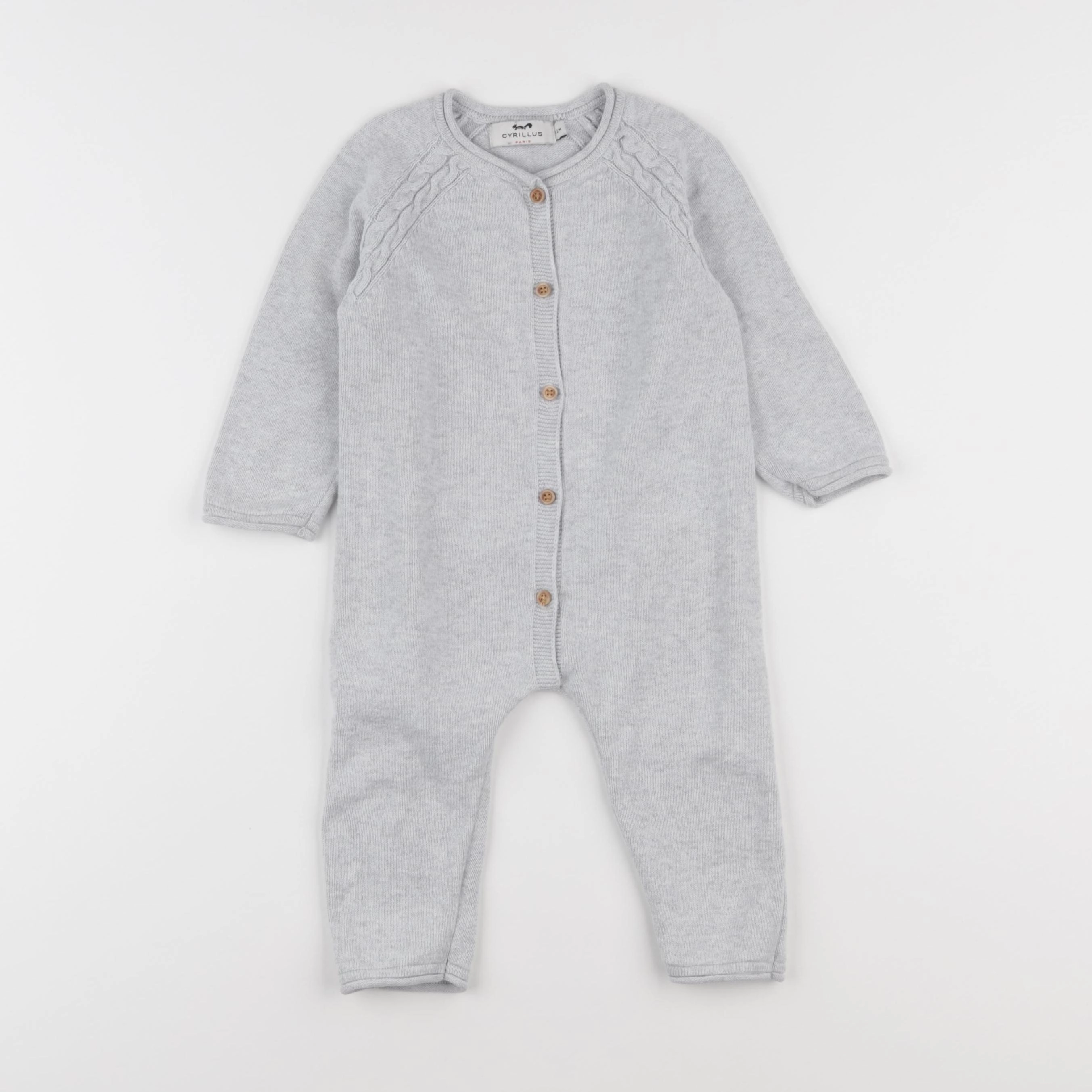 Cyrillus - combinaison gris - 12 mois